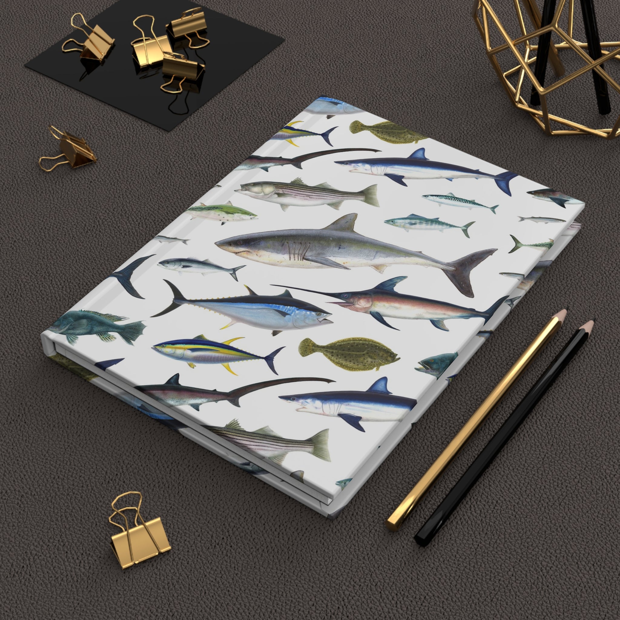 Atlantic Fish Hardcover Journal/ Notebook