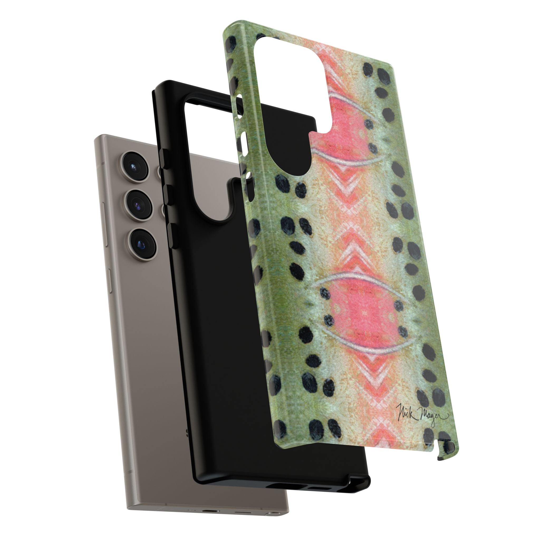Rainbow Trout Pattern Phone Case (Samsung) Printify