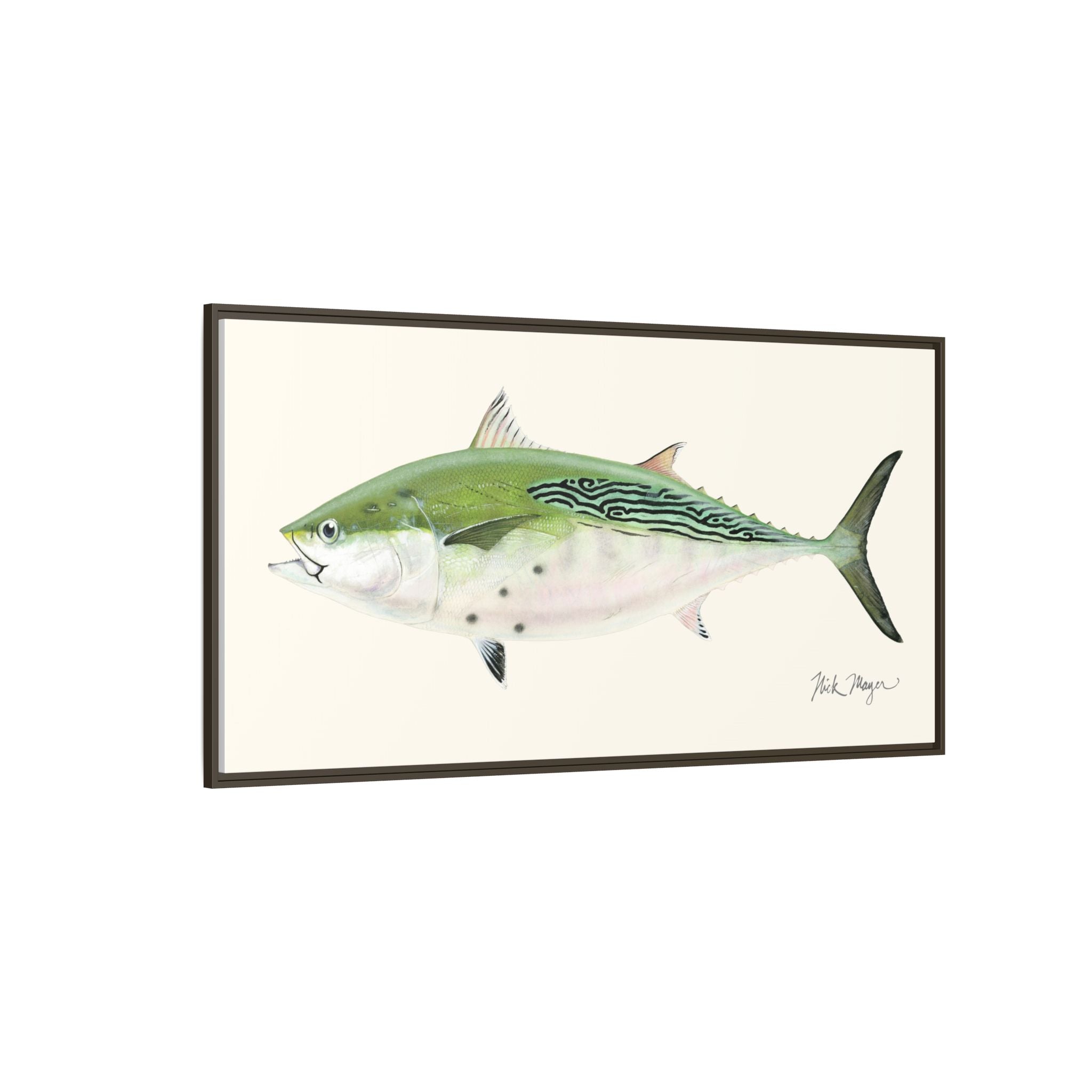 Albie Framed Canvas Print