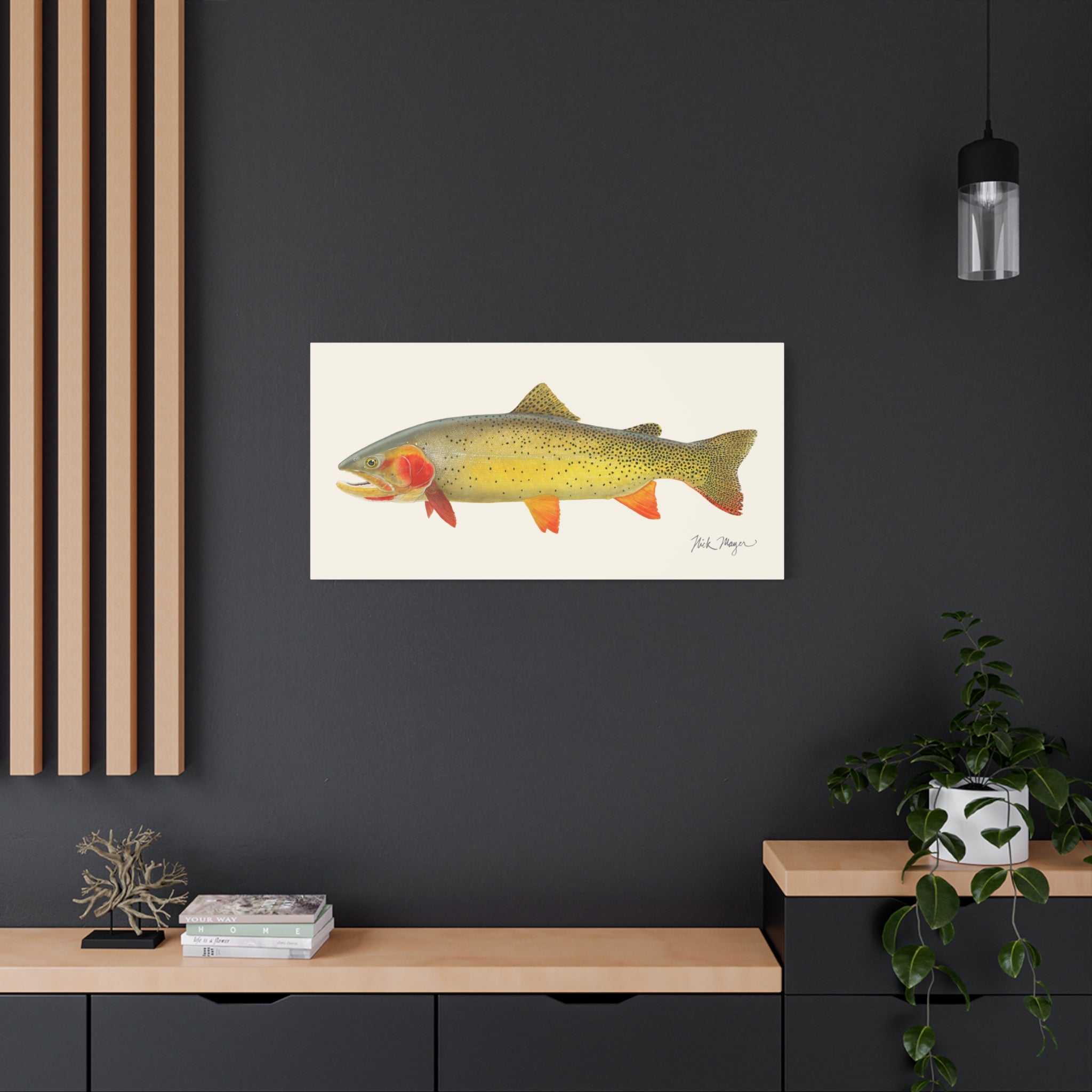 Cutthroat Trout I Canvas Print Printify