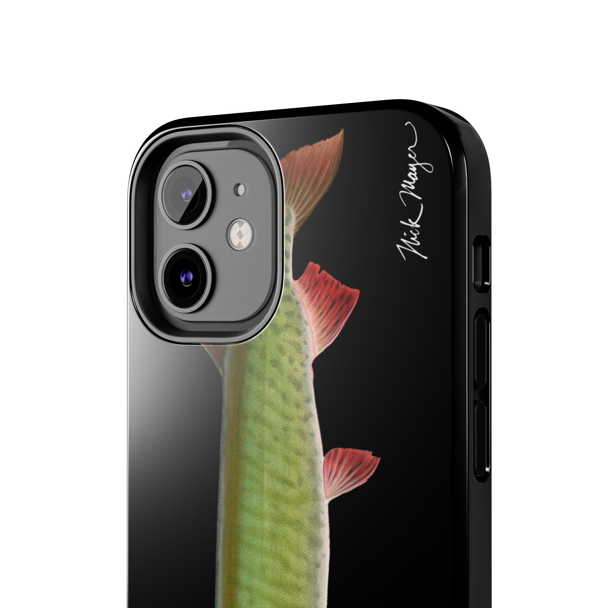 Trophy Muskie Black Phone Case (iPhone)