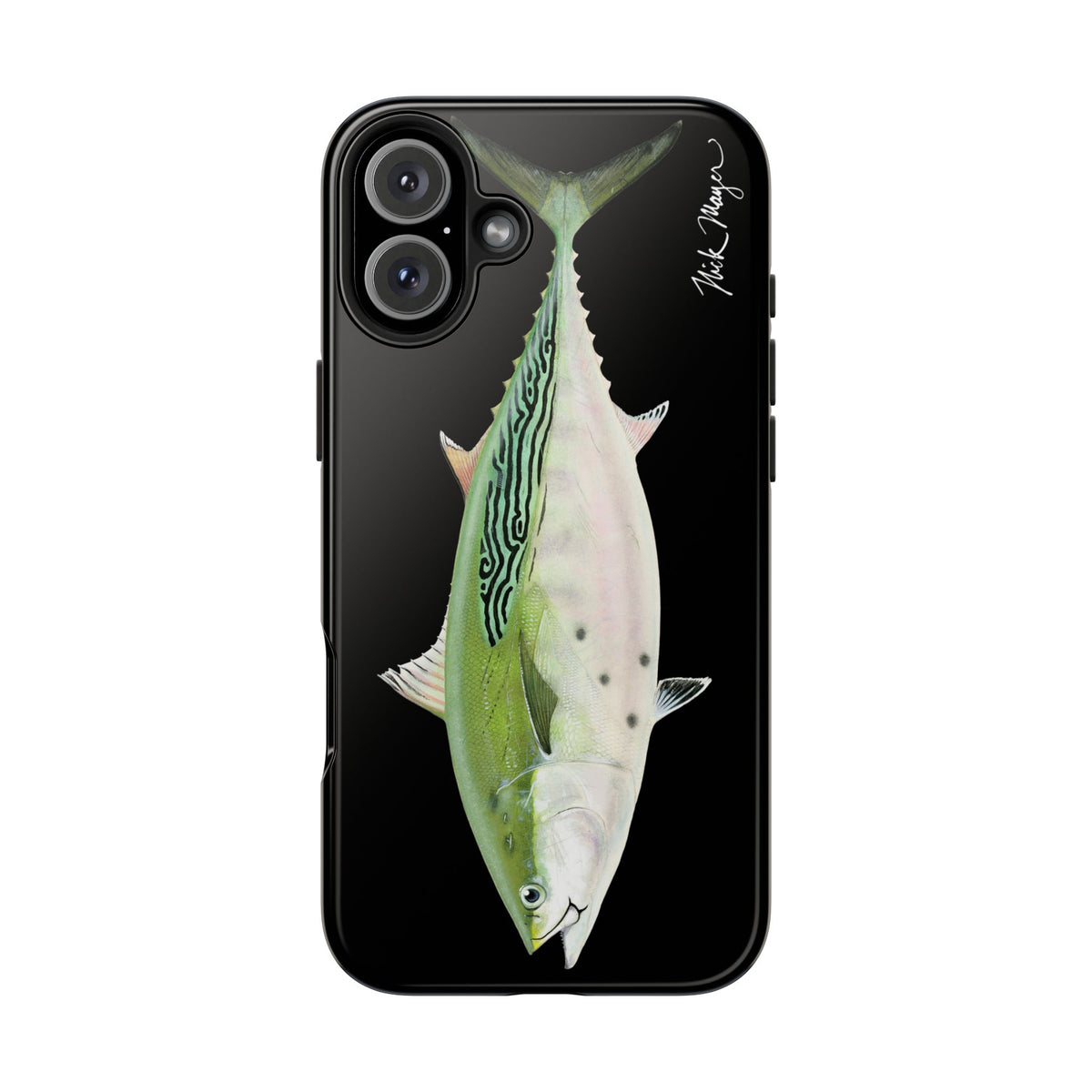 Albie Black Phone Case (iPhone) Printify