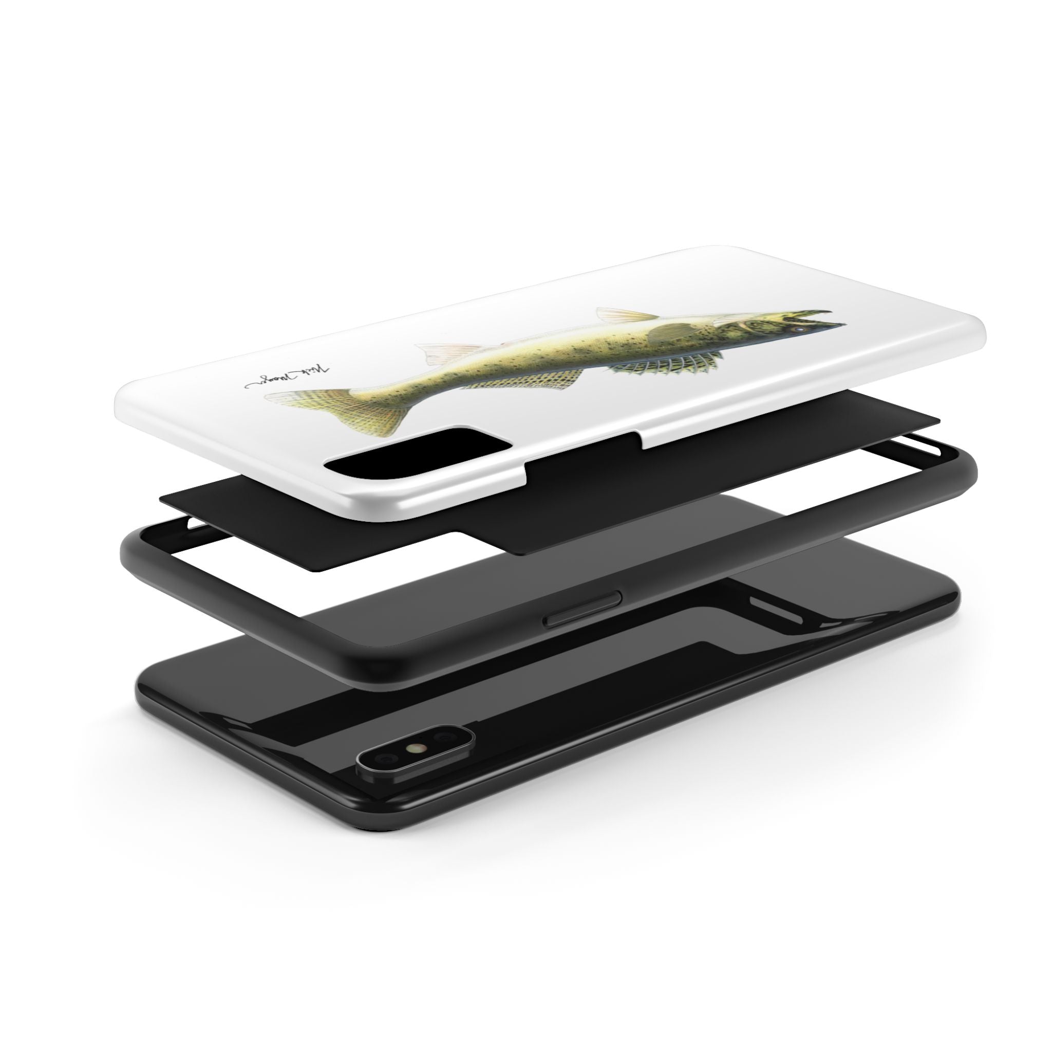 Walleye White Phone Case (iPhone)