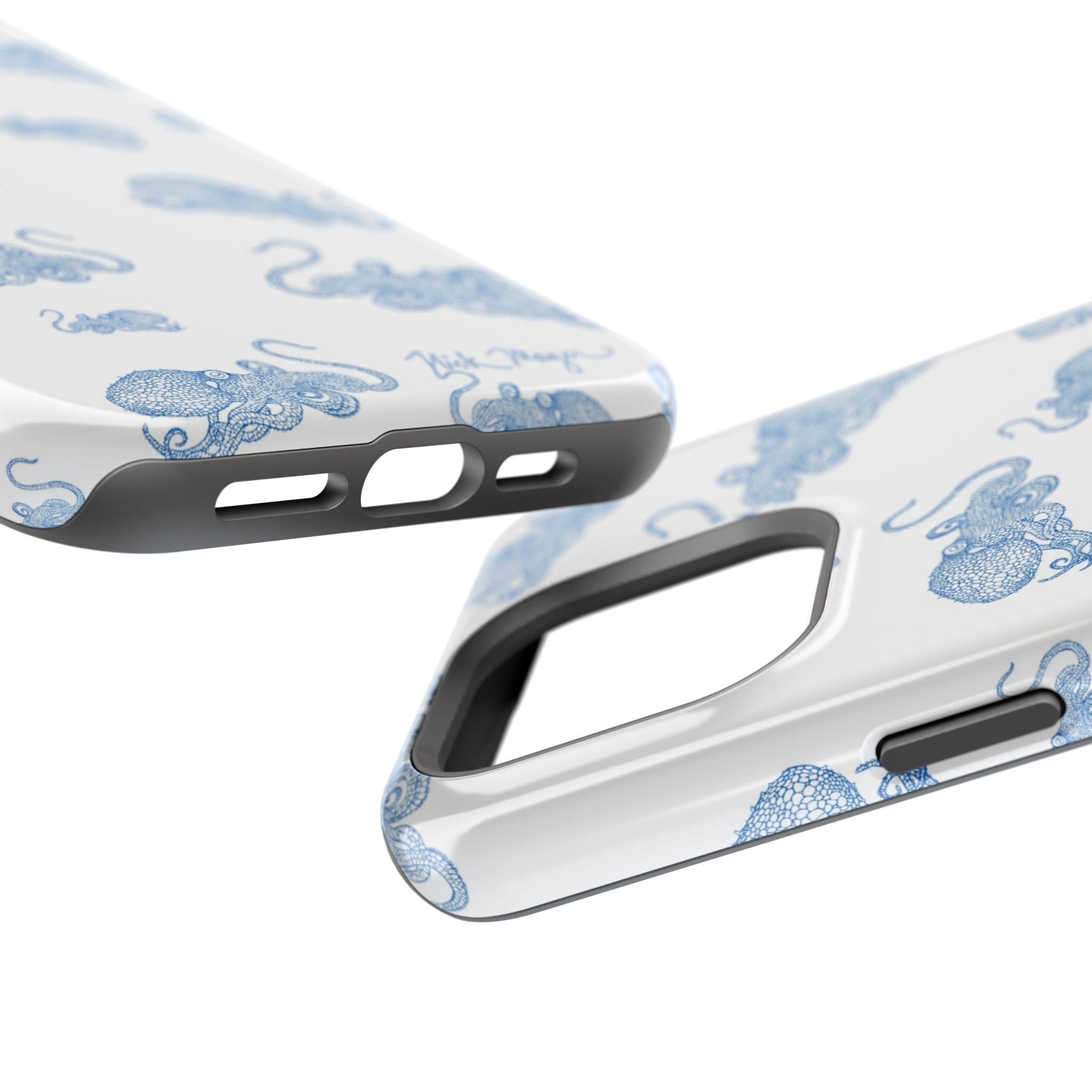 Blue Octopus 2 MagSafe iPhone Case
