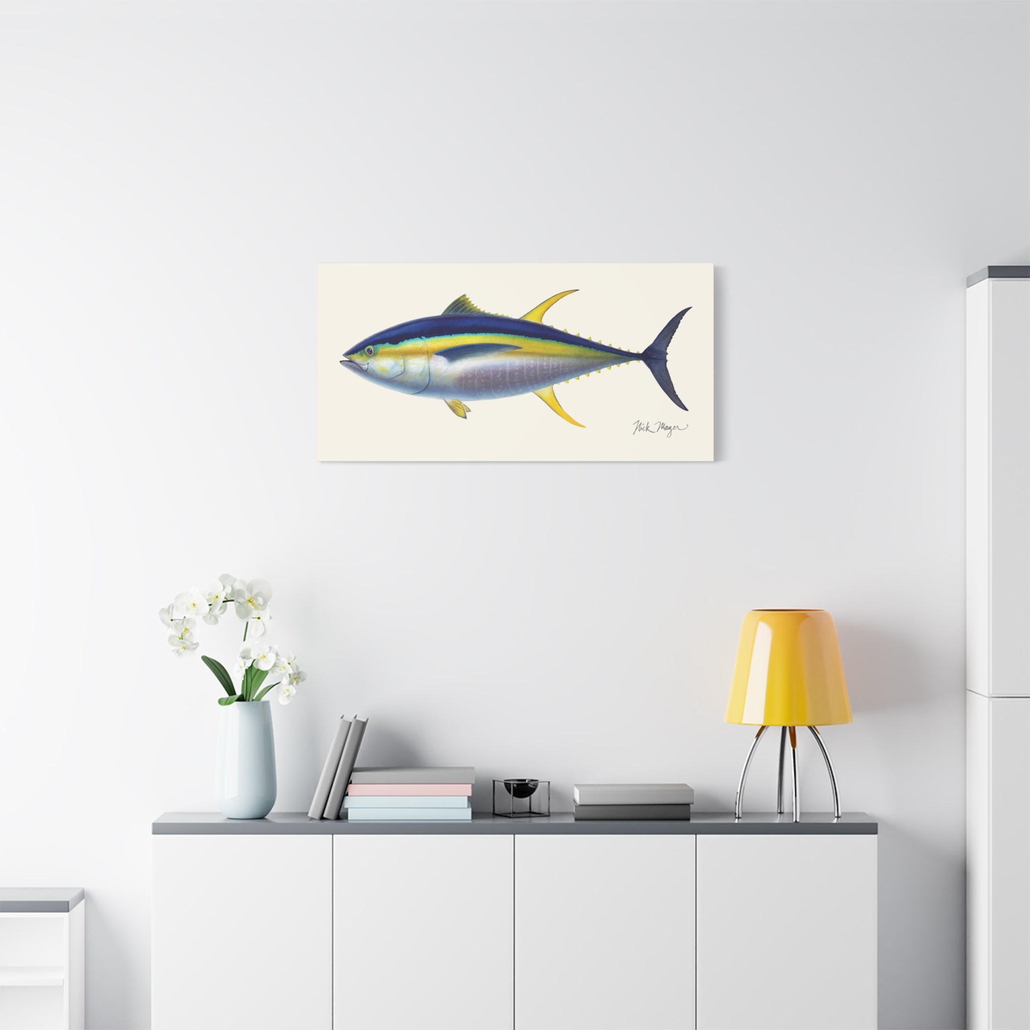 Yellowfin Tuna Canvas Print