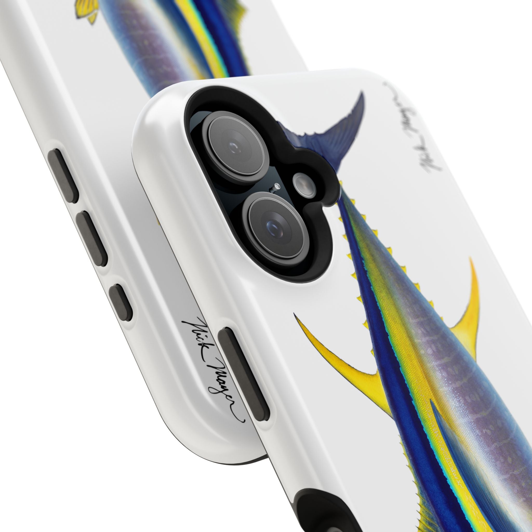 Yellowfin Tuna MagSafe White iPhone Case