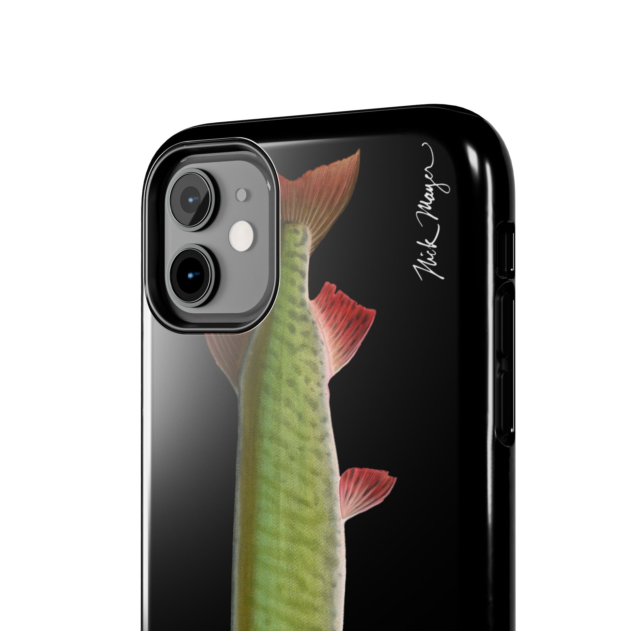 Trophy Muskie Black Phone Case (iPhone)