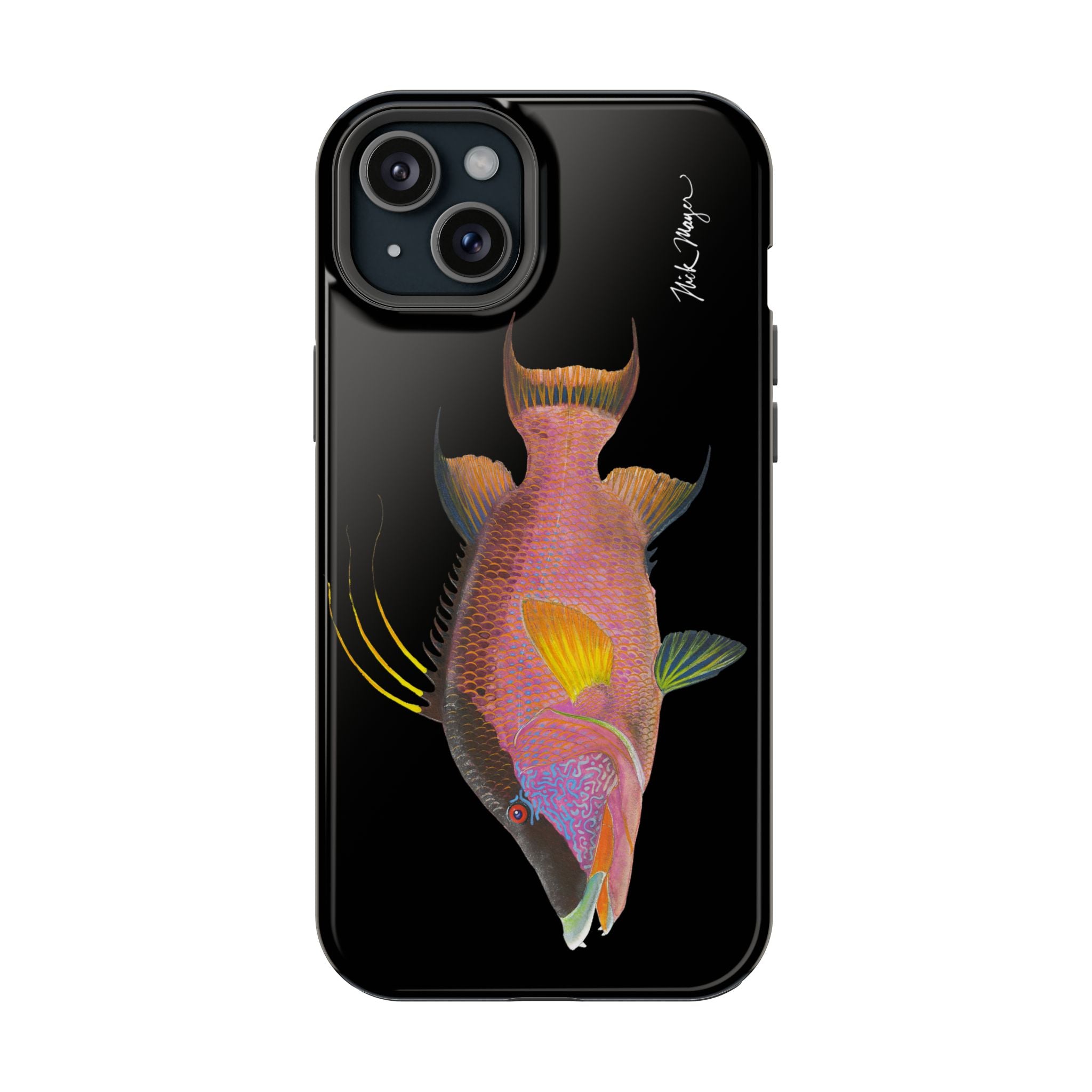 Hogfish MagSafe Black iPhone Case Printify