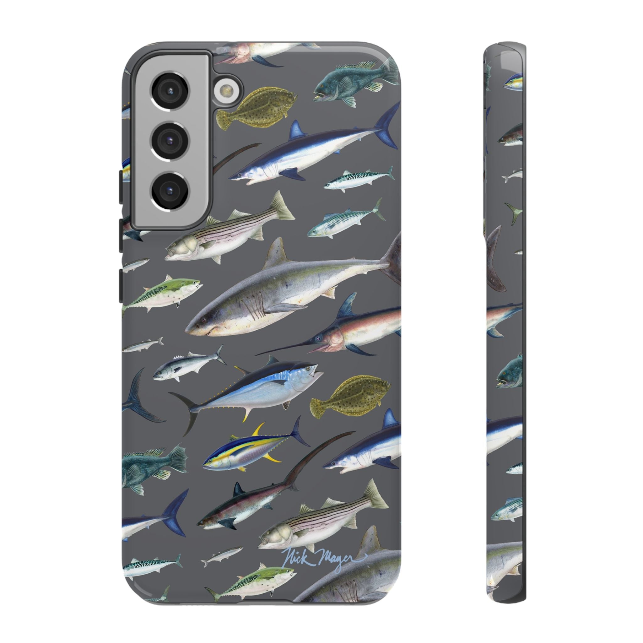 New England Offshore Fish Grey Phone Case, NEW!  (Samsung)