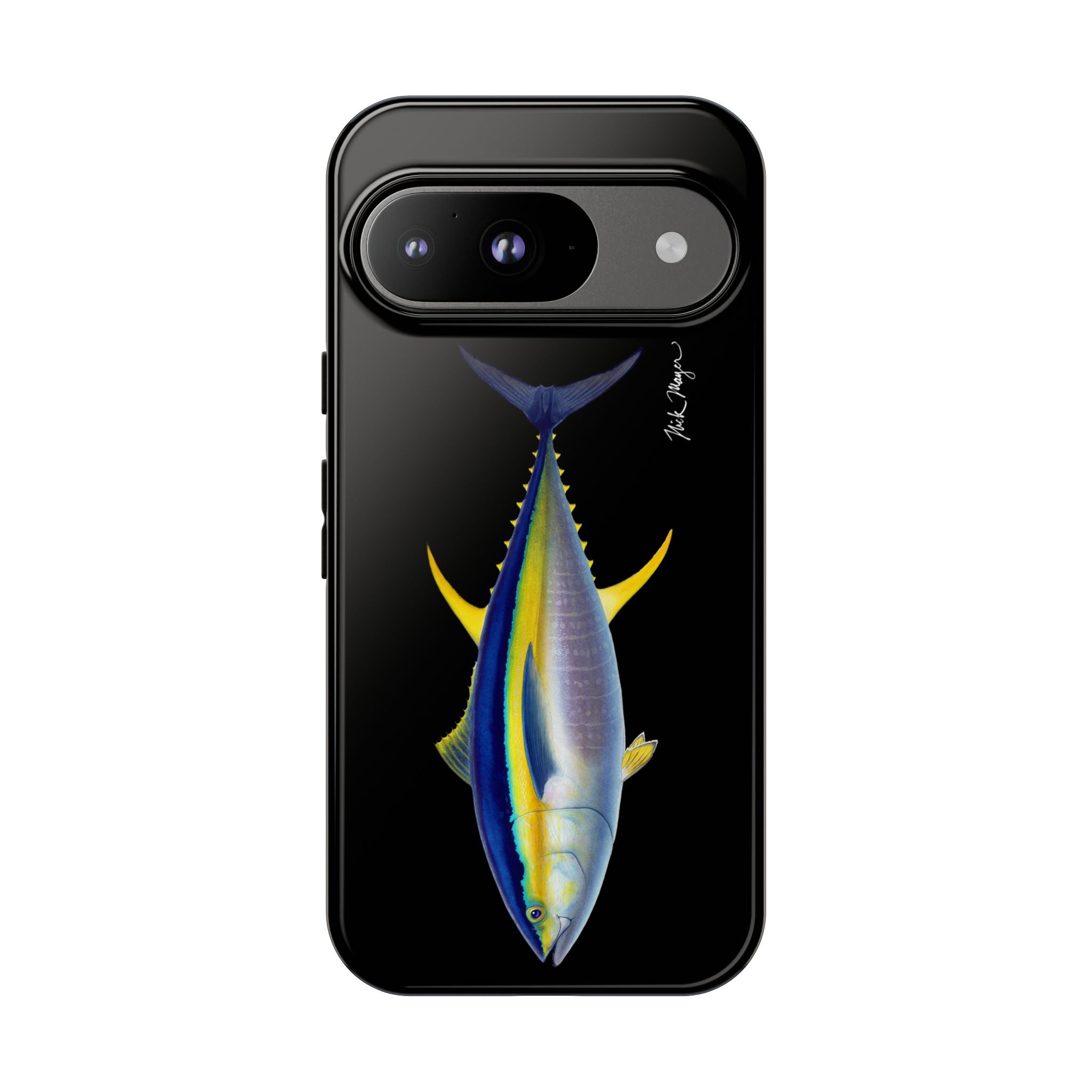 Yellowfin Tuna Black Phone Case (Samsung) Printify