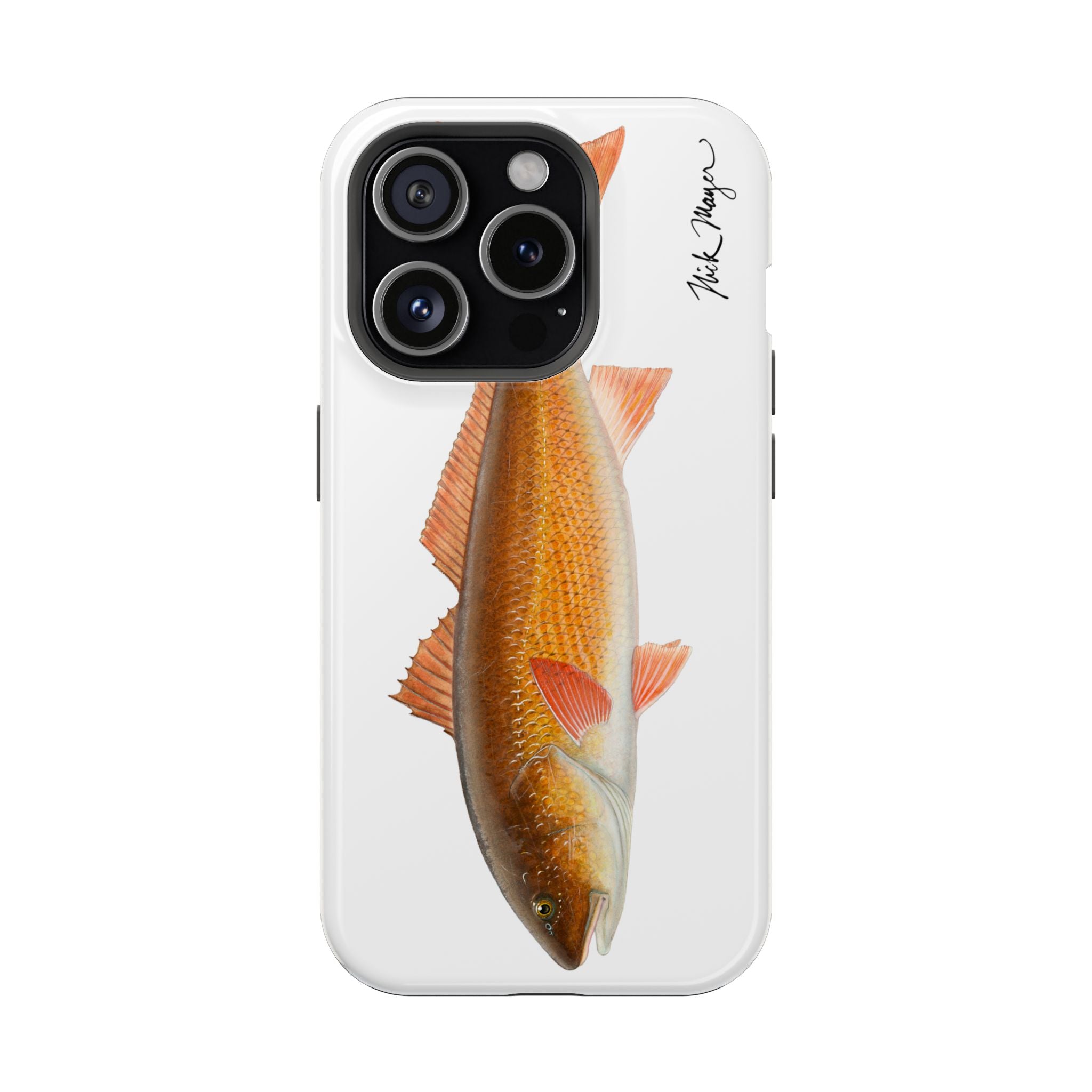 Redfish MagSafe White iPhone Case