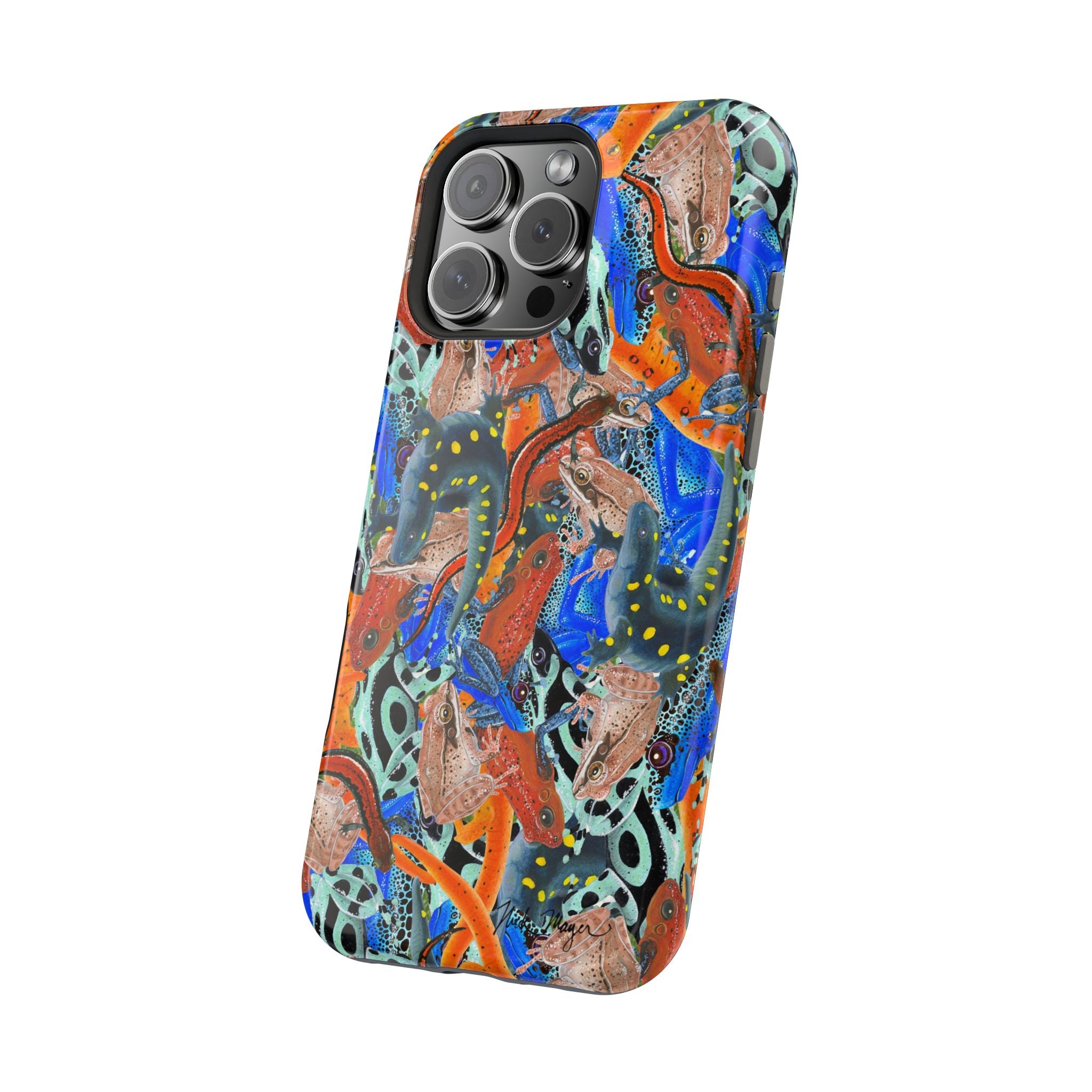 Frogs and Salamanders MagSafe iPhone Case