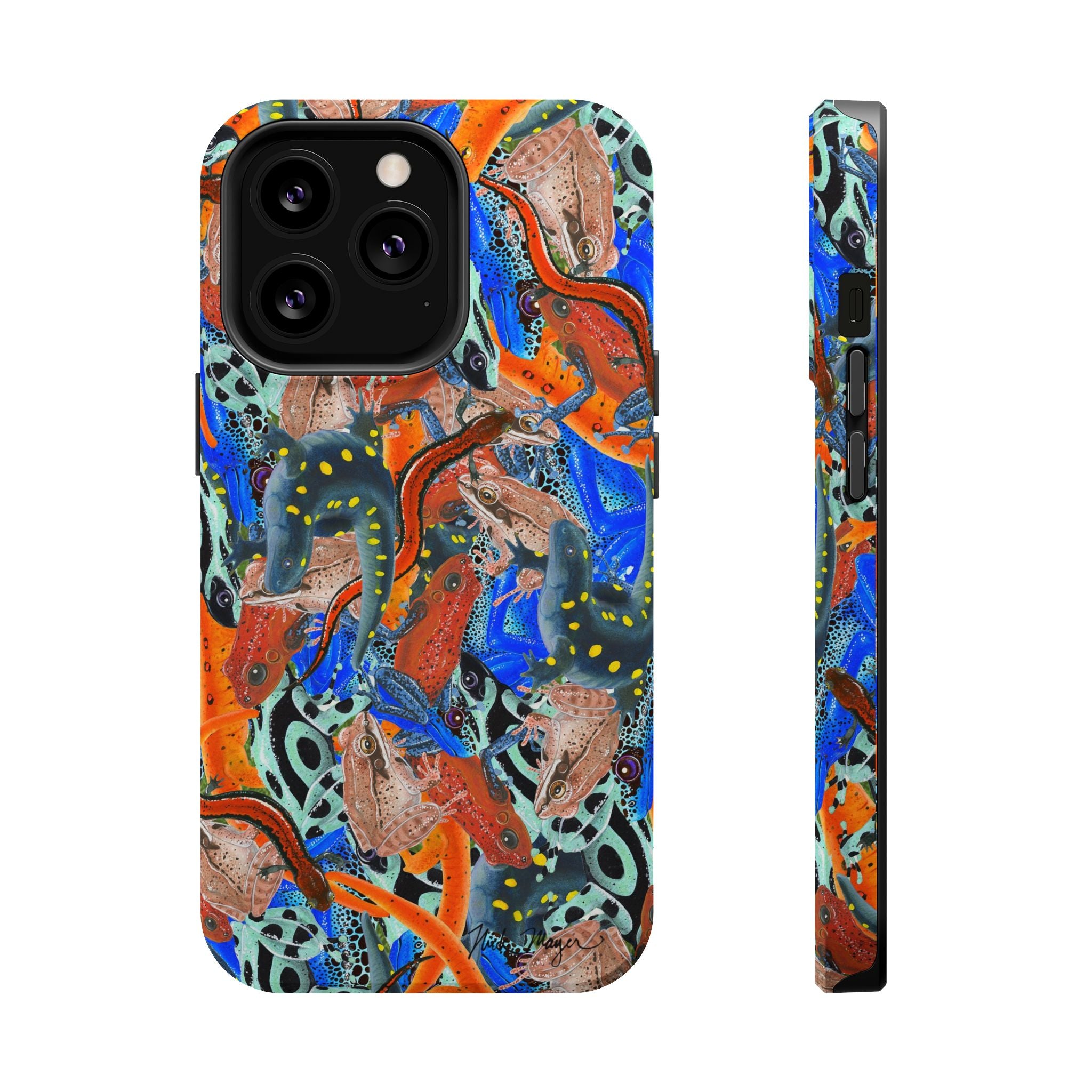 Frogs and Salamanders MagSafe iPhone Case
