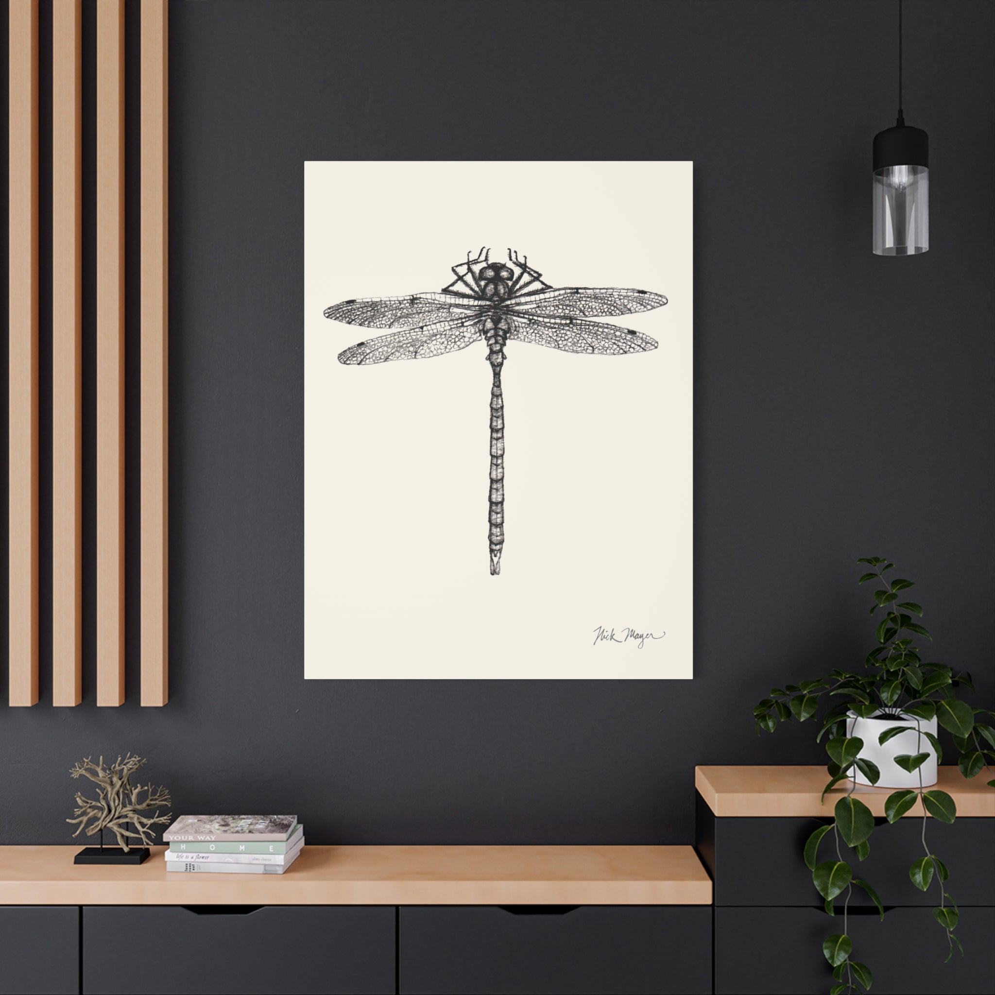 Dragonfly Canvas Print Printify