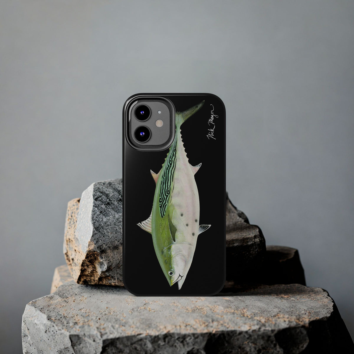 Albie Black Phone Case (iPhone) Printify