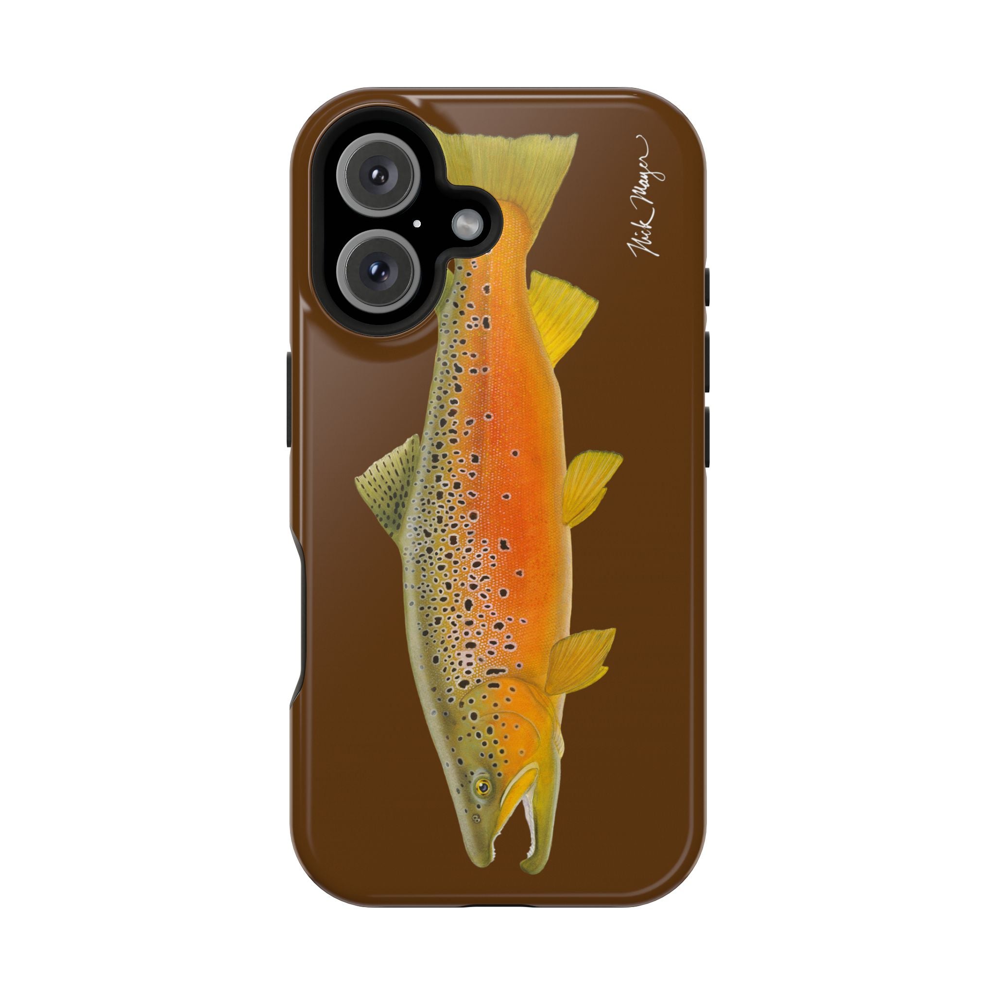 Brown Trout 2 Brown MagSafe iPhone Case, Limited Run