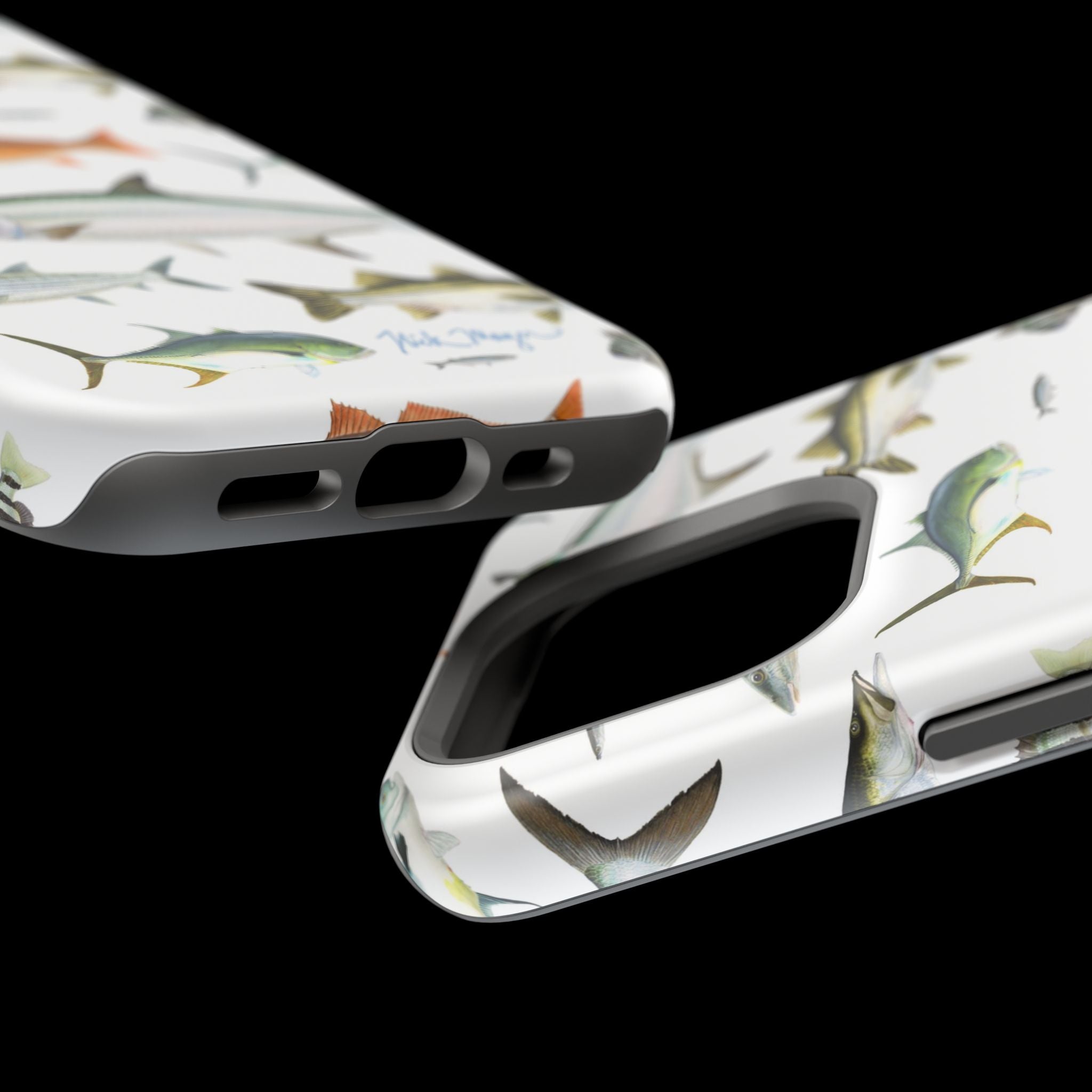 Southern Fish White MagSafe iPhone Case