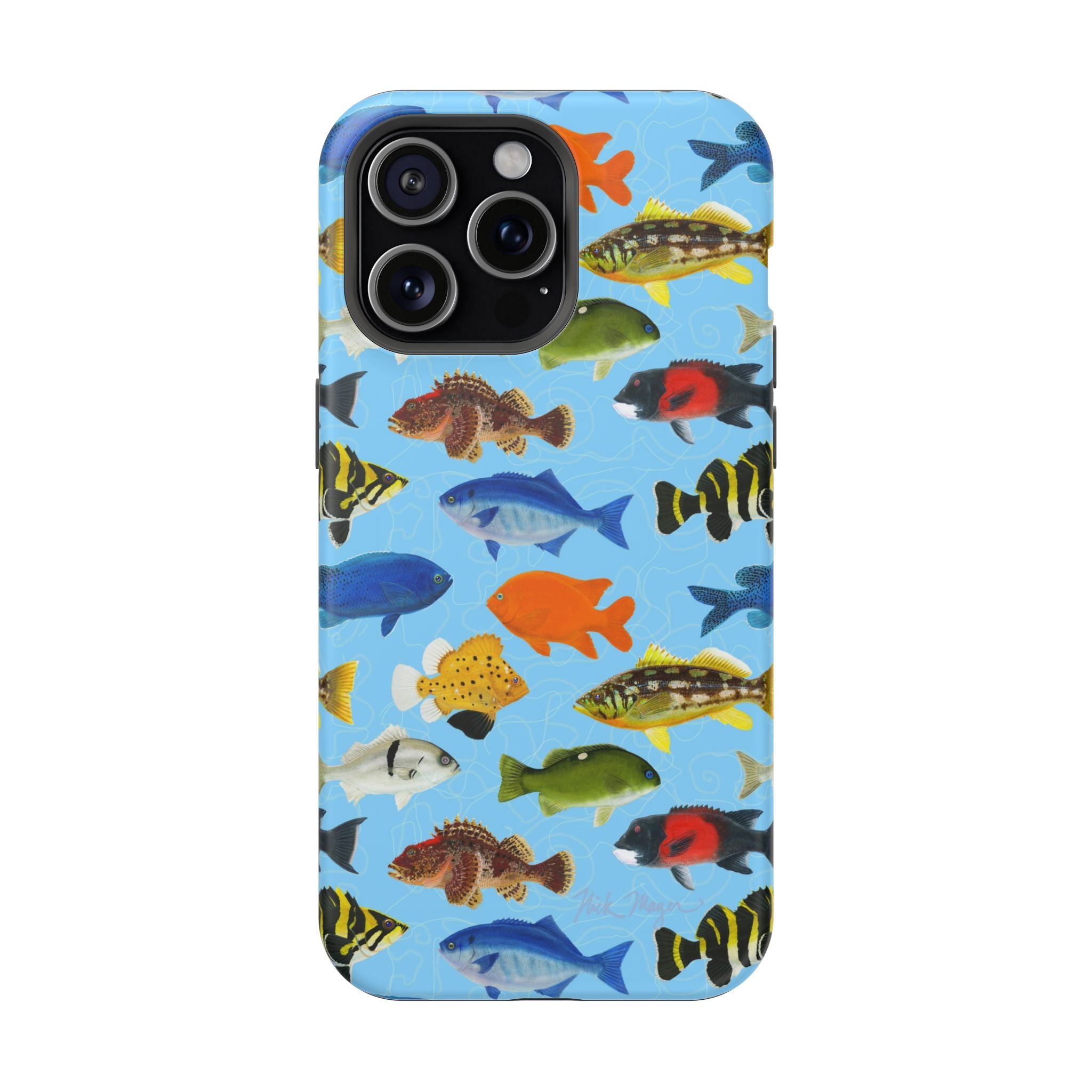 NEW California Fish Blue MagSafe iPhone Case
