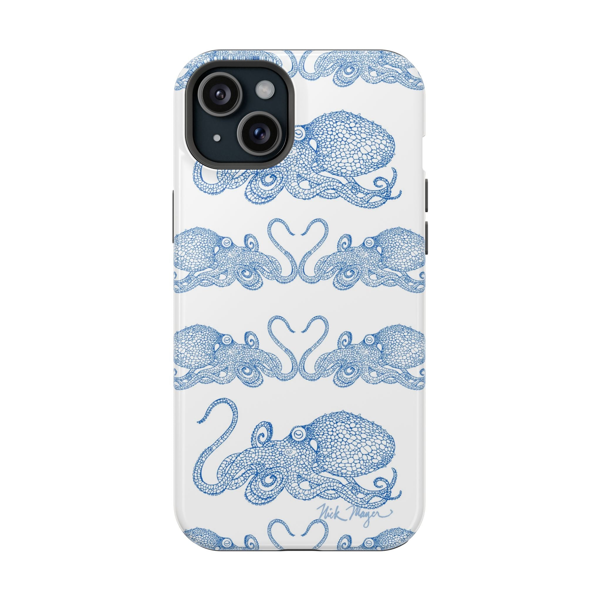 Blue Octopus 1 MagSafe iPhone Case