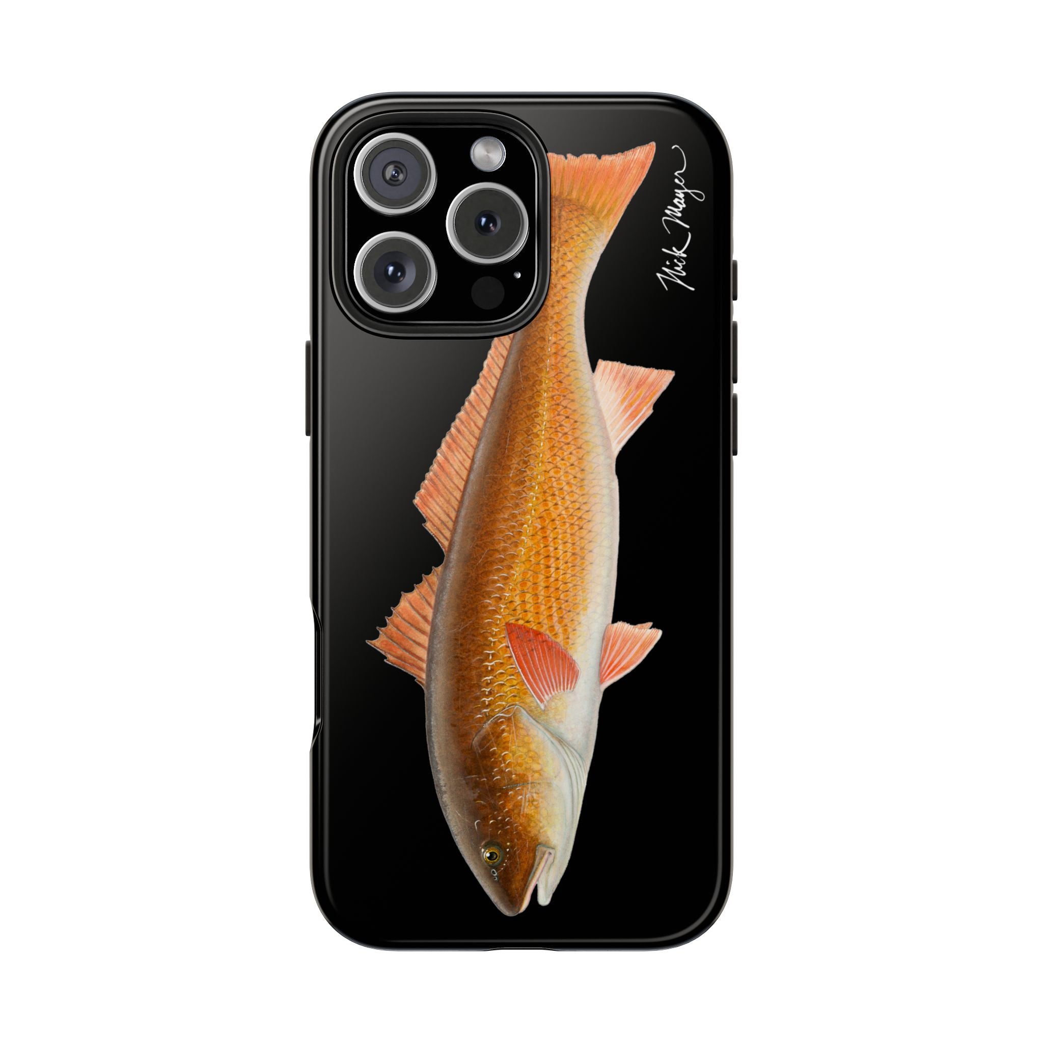 Redfish Black Phone Case (iPhone)
