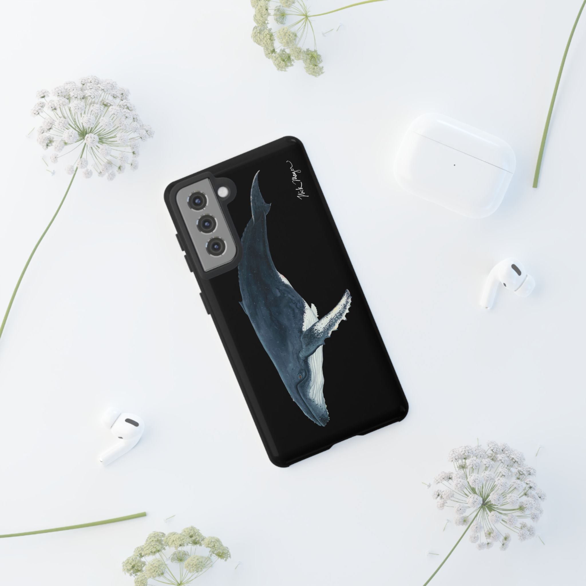 Humpback Black Phone Case (Samsung)