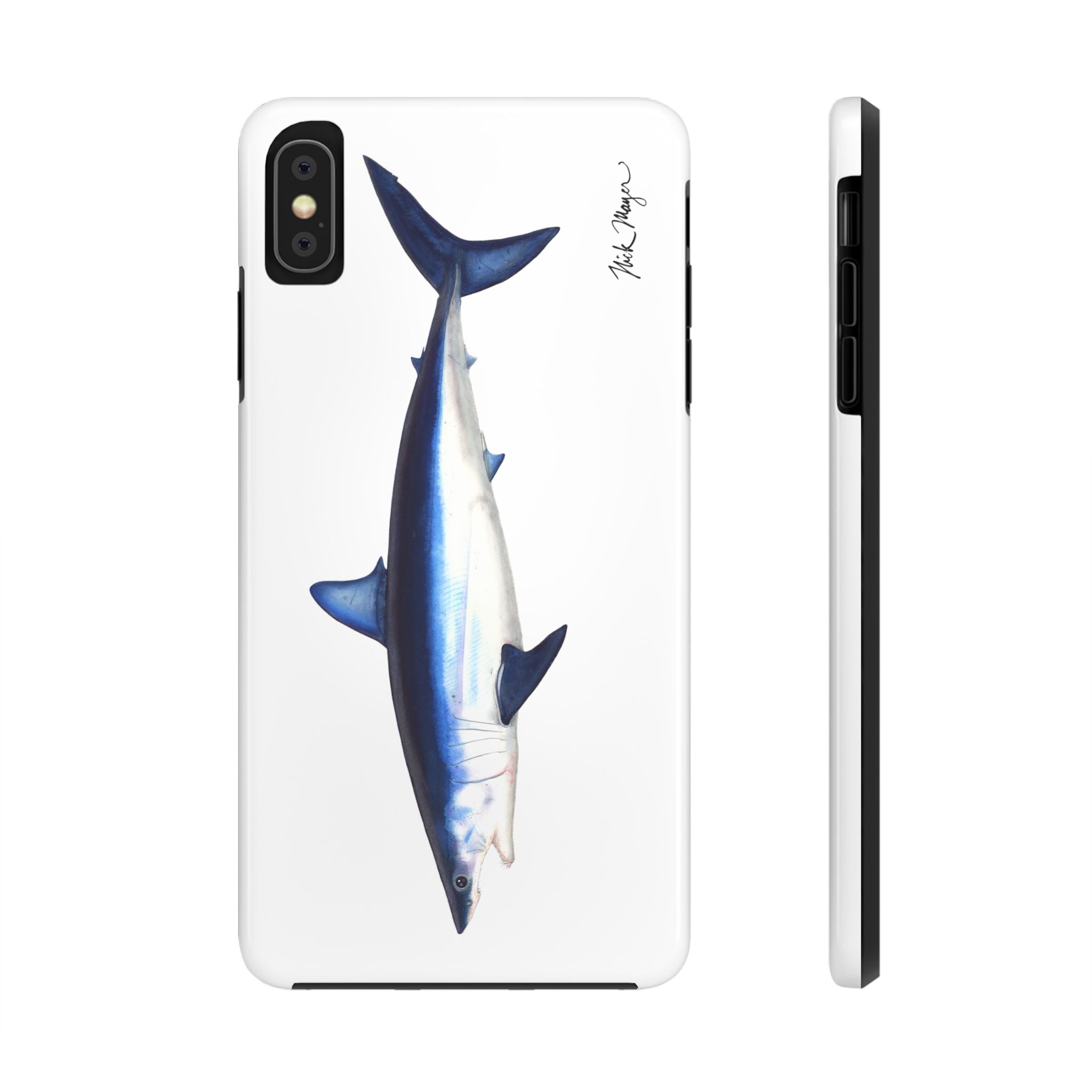 Mako Shark White Phone Case (iPhone)