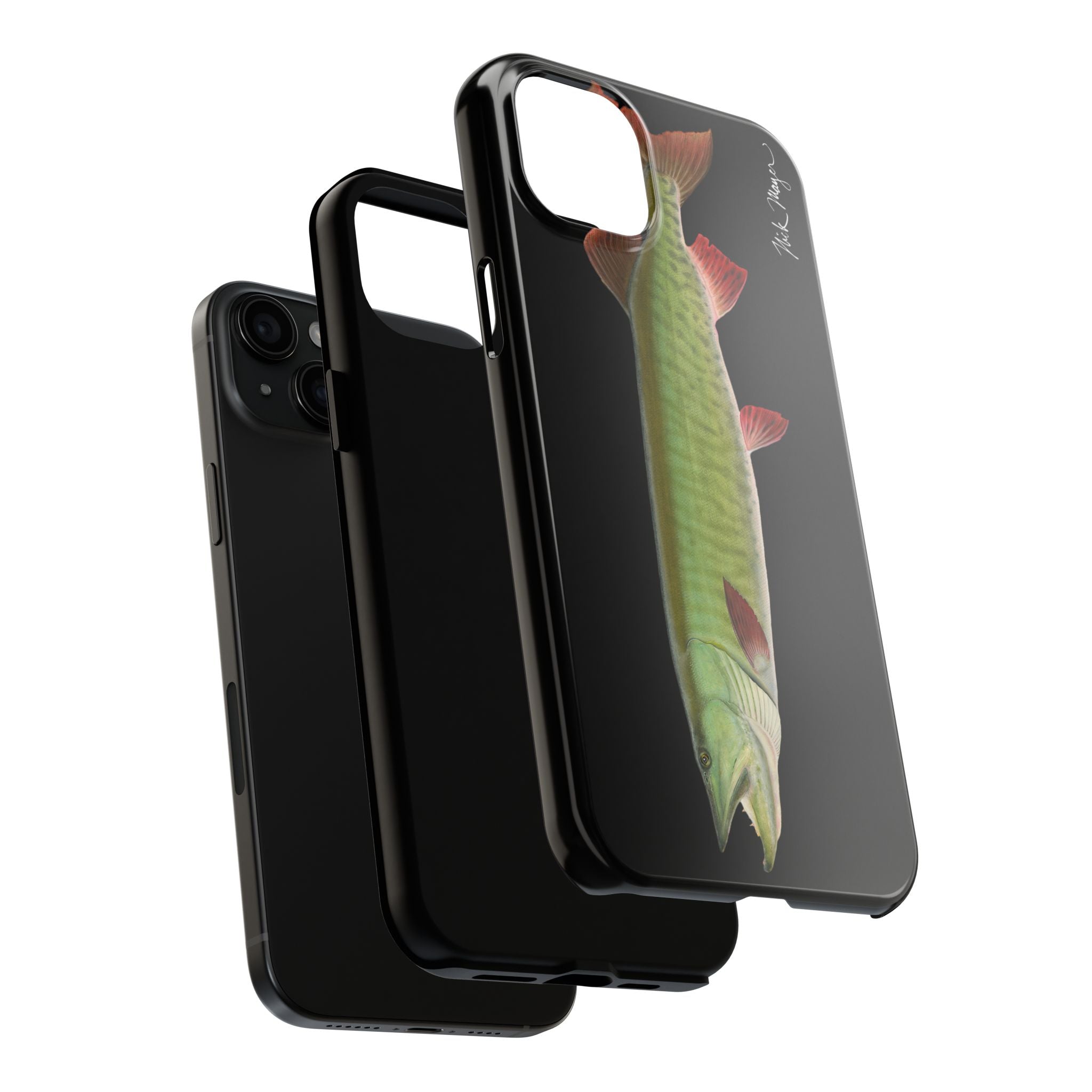 Trophy Muskie Black Phone Case (iPhone)