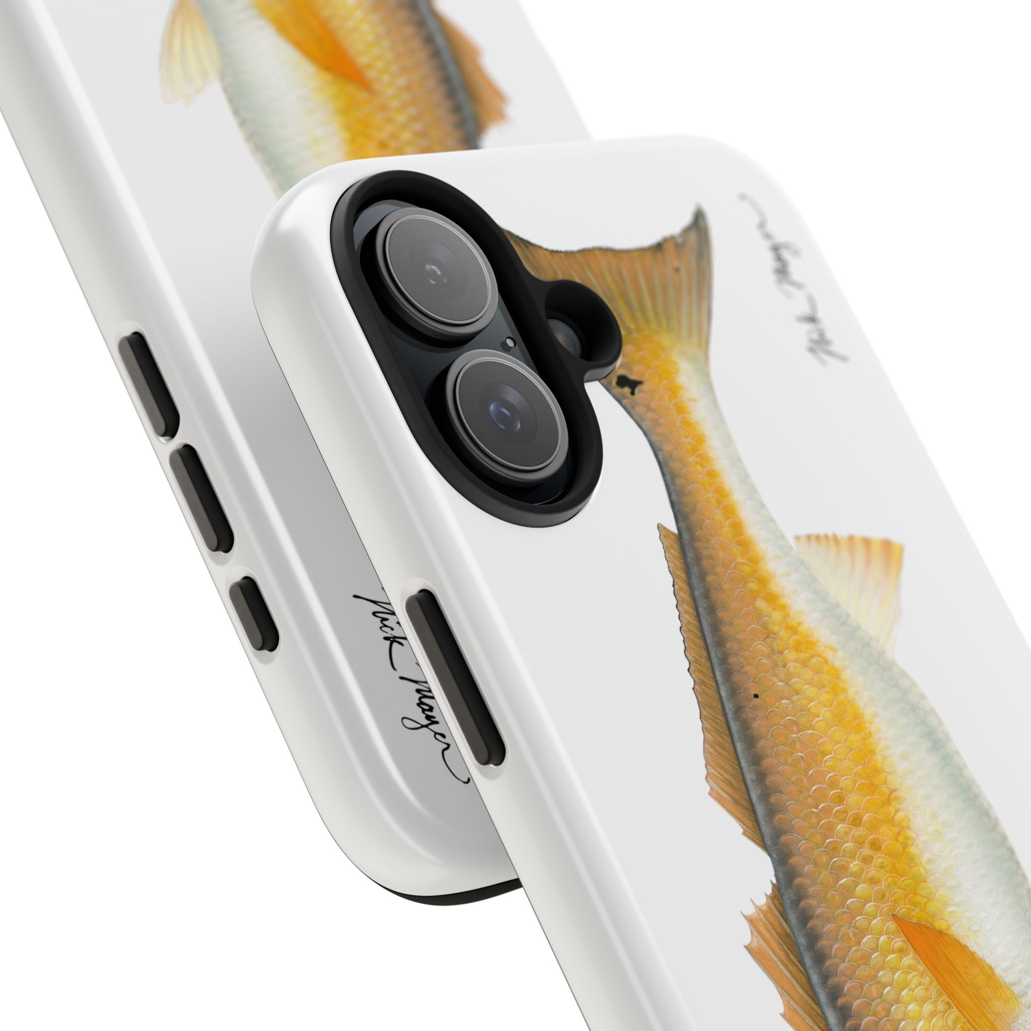 Bull Redfish White Phone Case (iPhone)