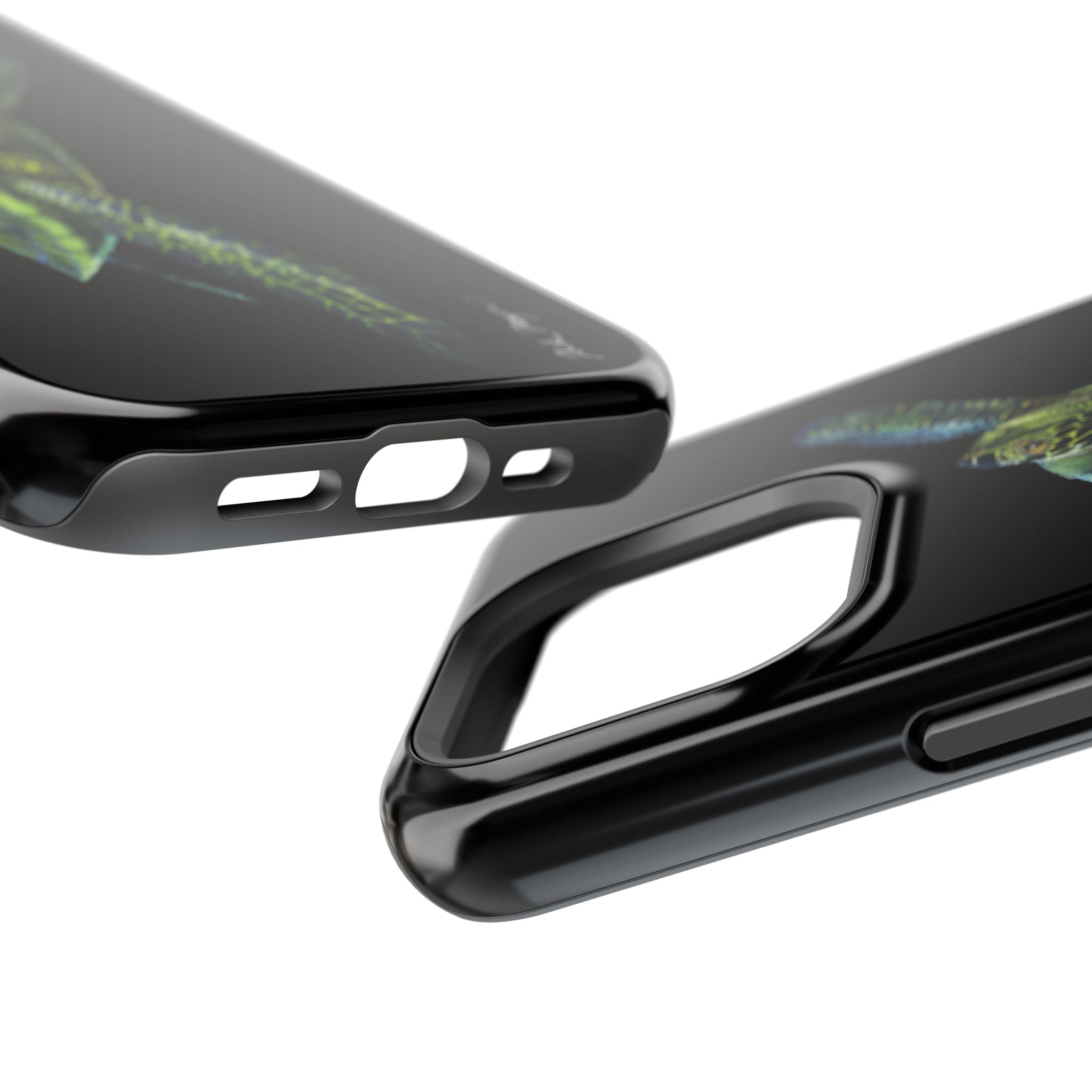 Green Sea Turtle MagSafe Black iPhone Case