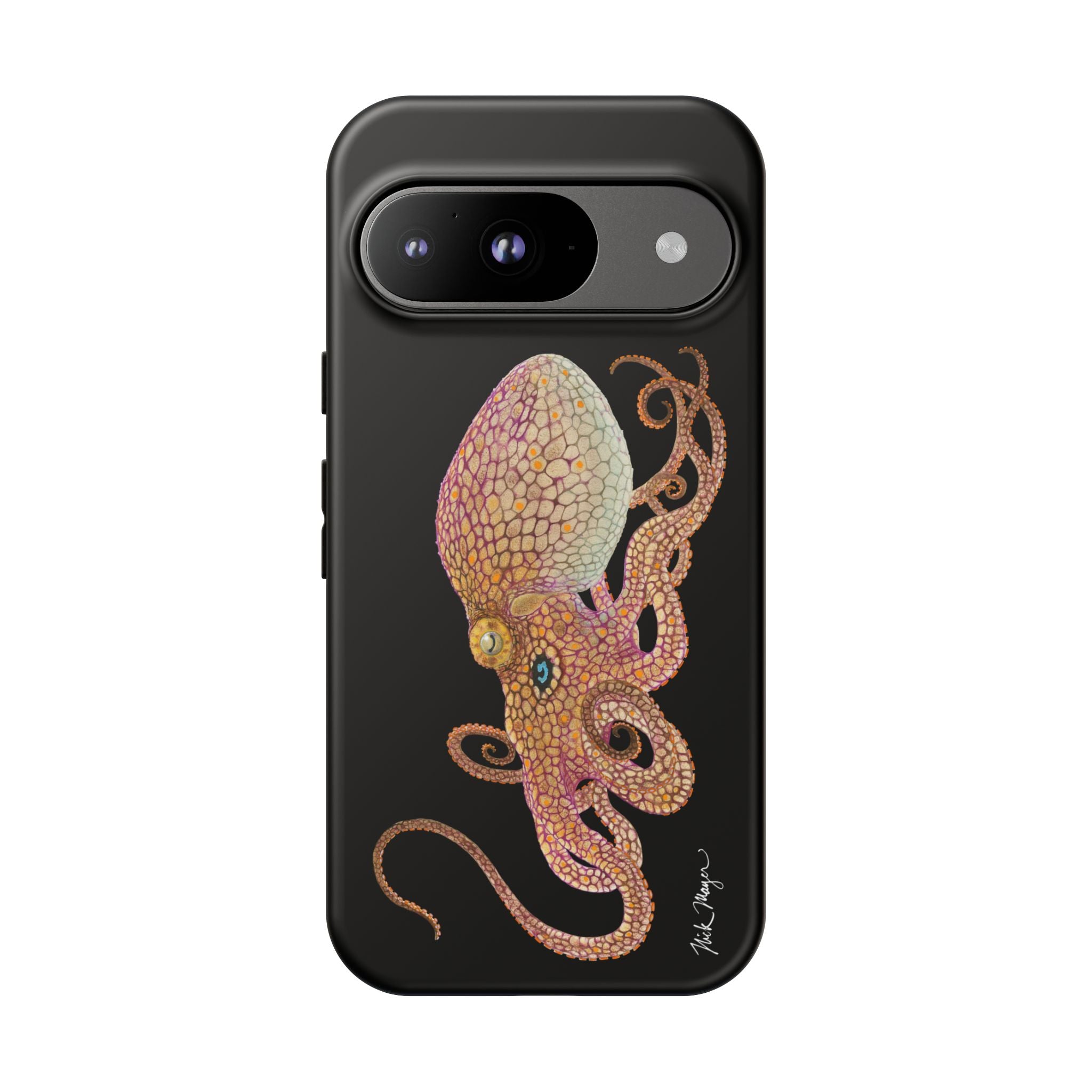 Two Spot Octopus Black Phone Case (Samsung)