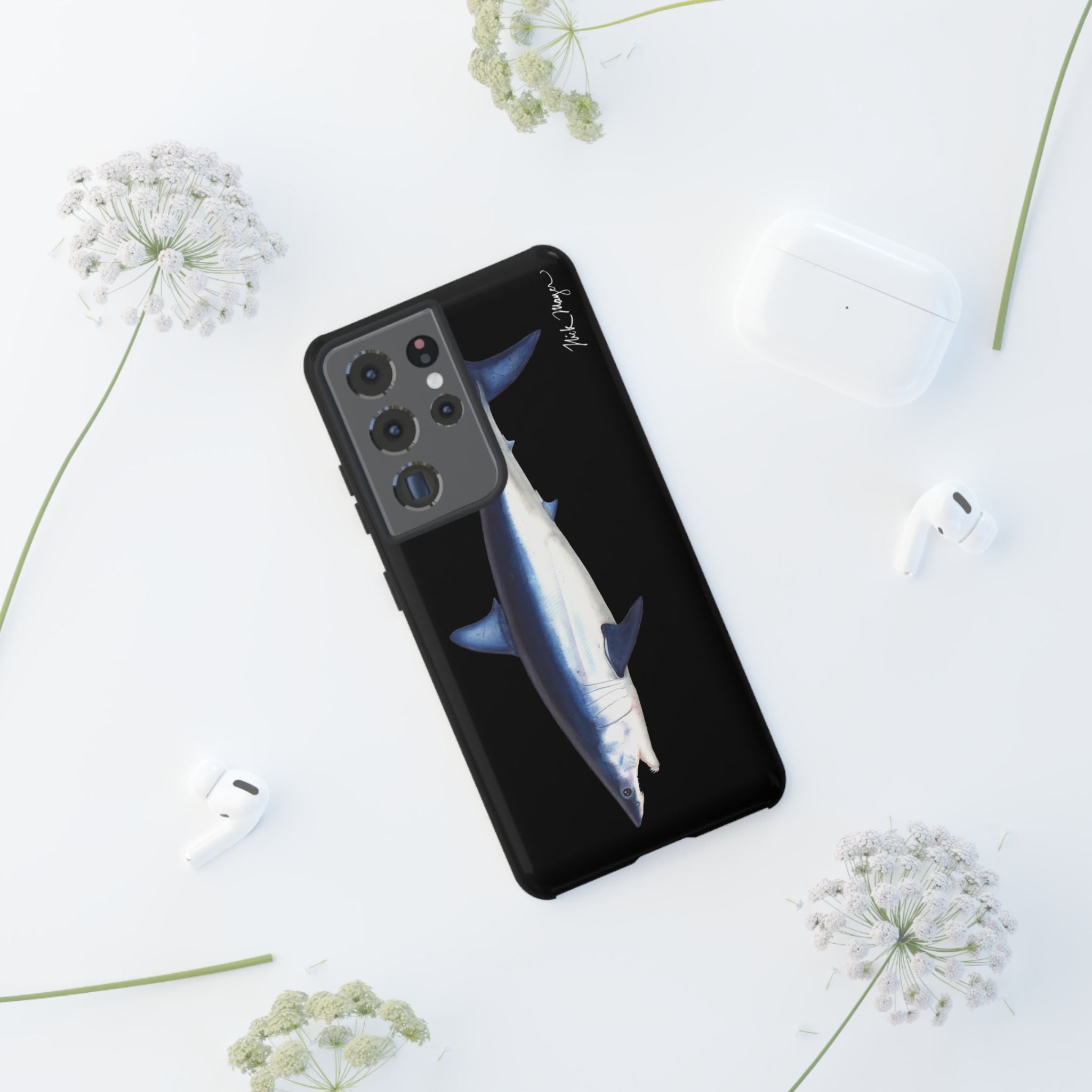 Mako Shark Black Phone Case (Samsung)