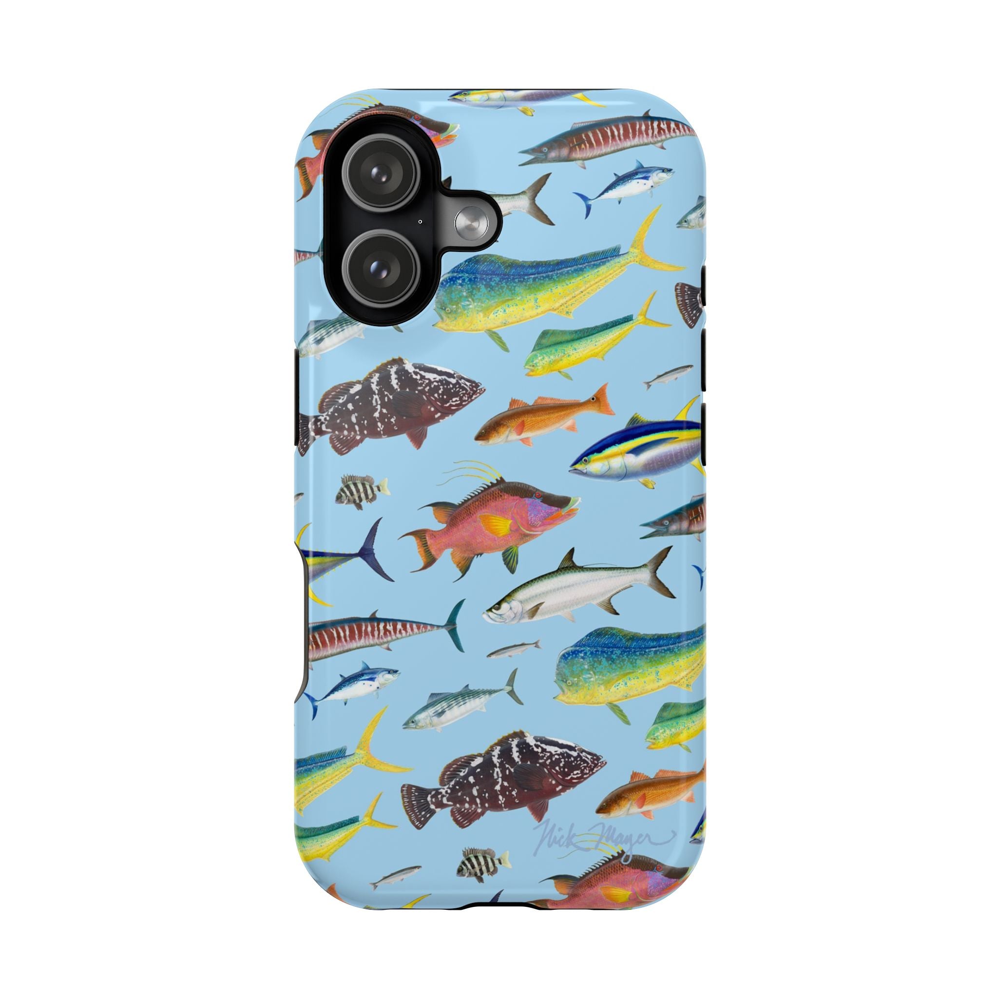 Southern Offshore Fish Blue MagSafe iPhone Case