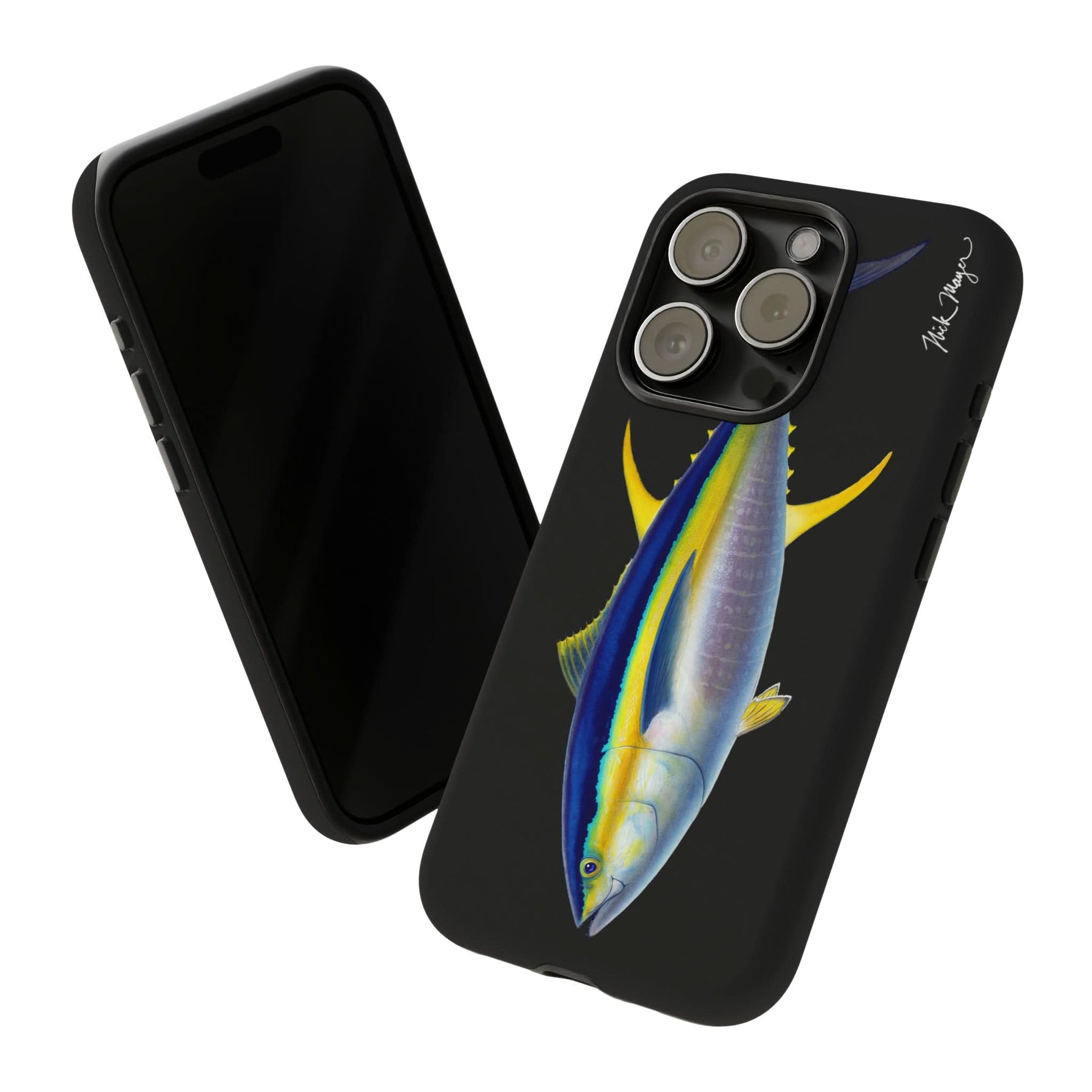 Yellowfin Tuna Black iPhone 15 Case