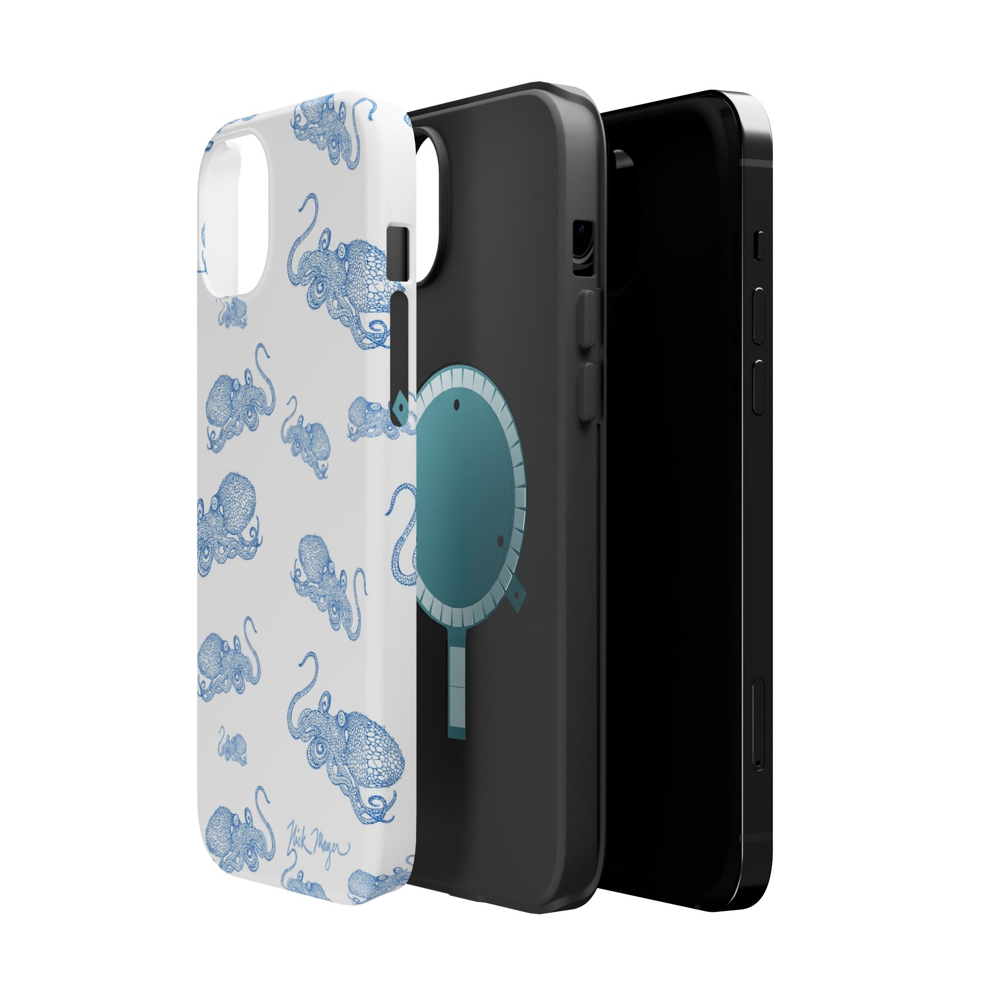 Blue Octopus 2 MagSafe iPhone Case