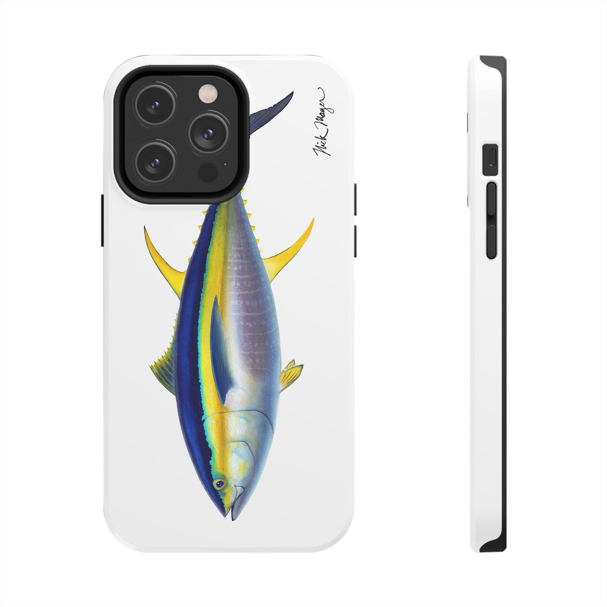 Yellowfin Tuna White Phone Case (iPhone) Printify