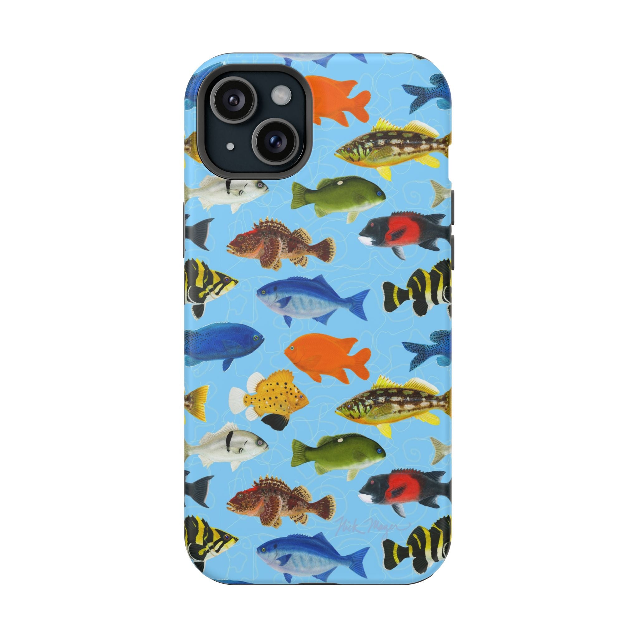 NEW California Fish Blue MagSafe iPhone Case