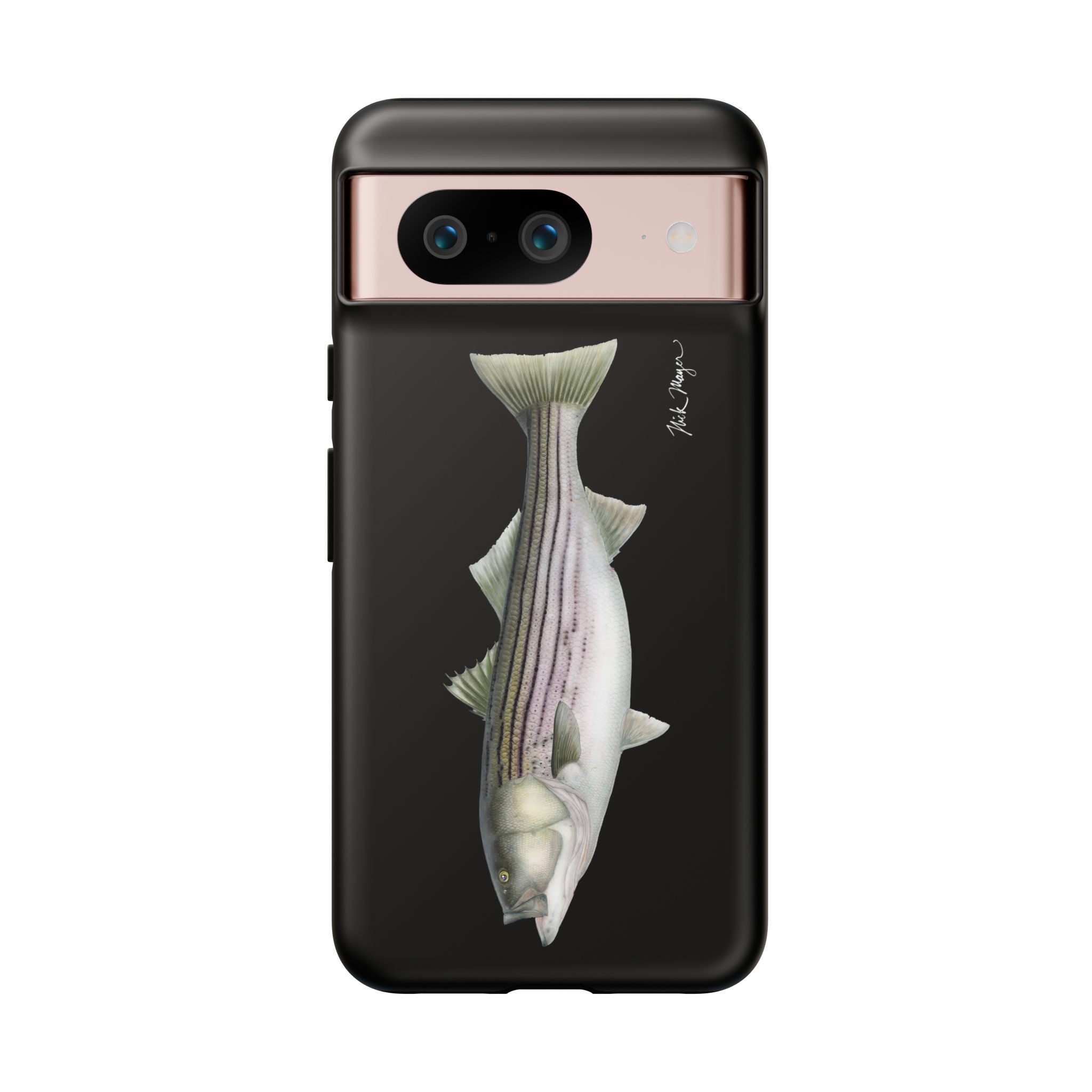 30 lb Striper Black Phone Case (Samsung) Printify