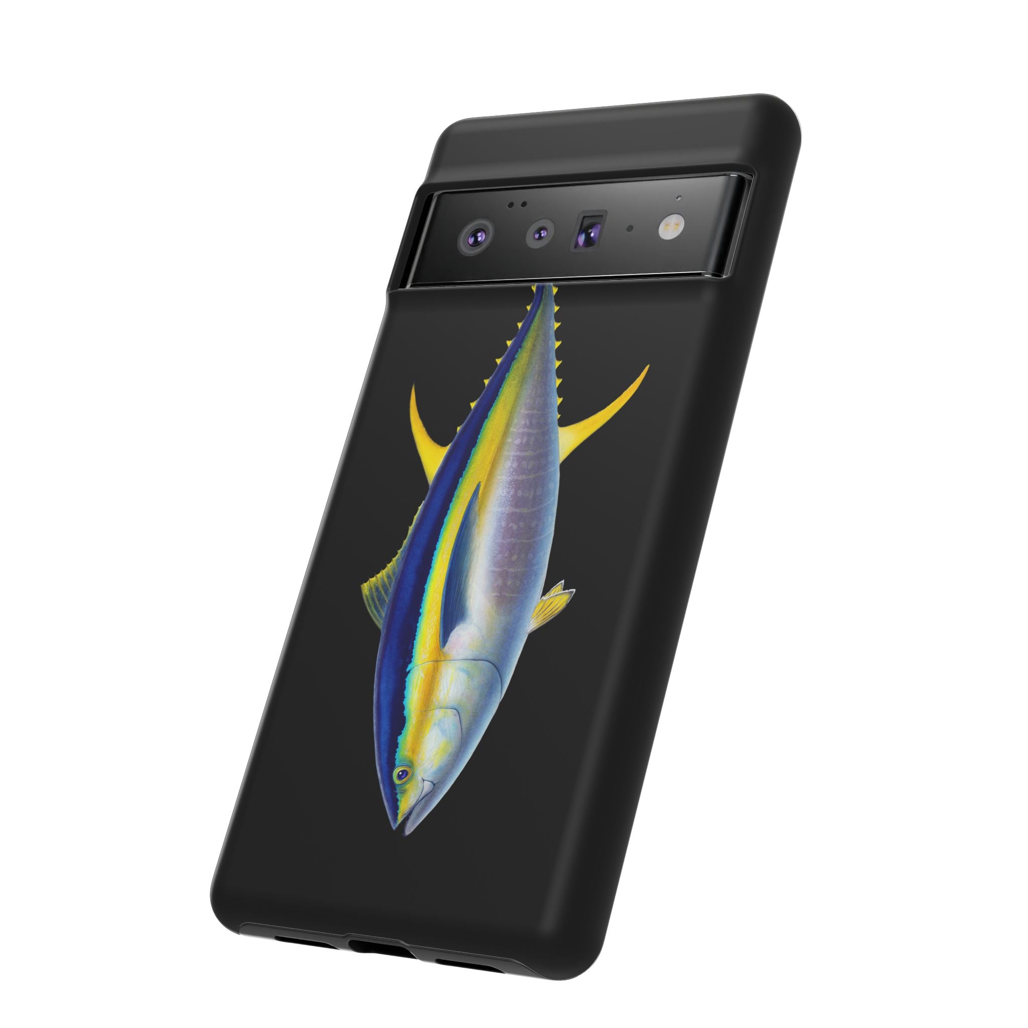 Yellowfin Tuna Black Phone Case (Samsung) Printify