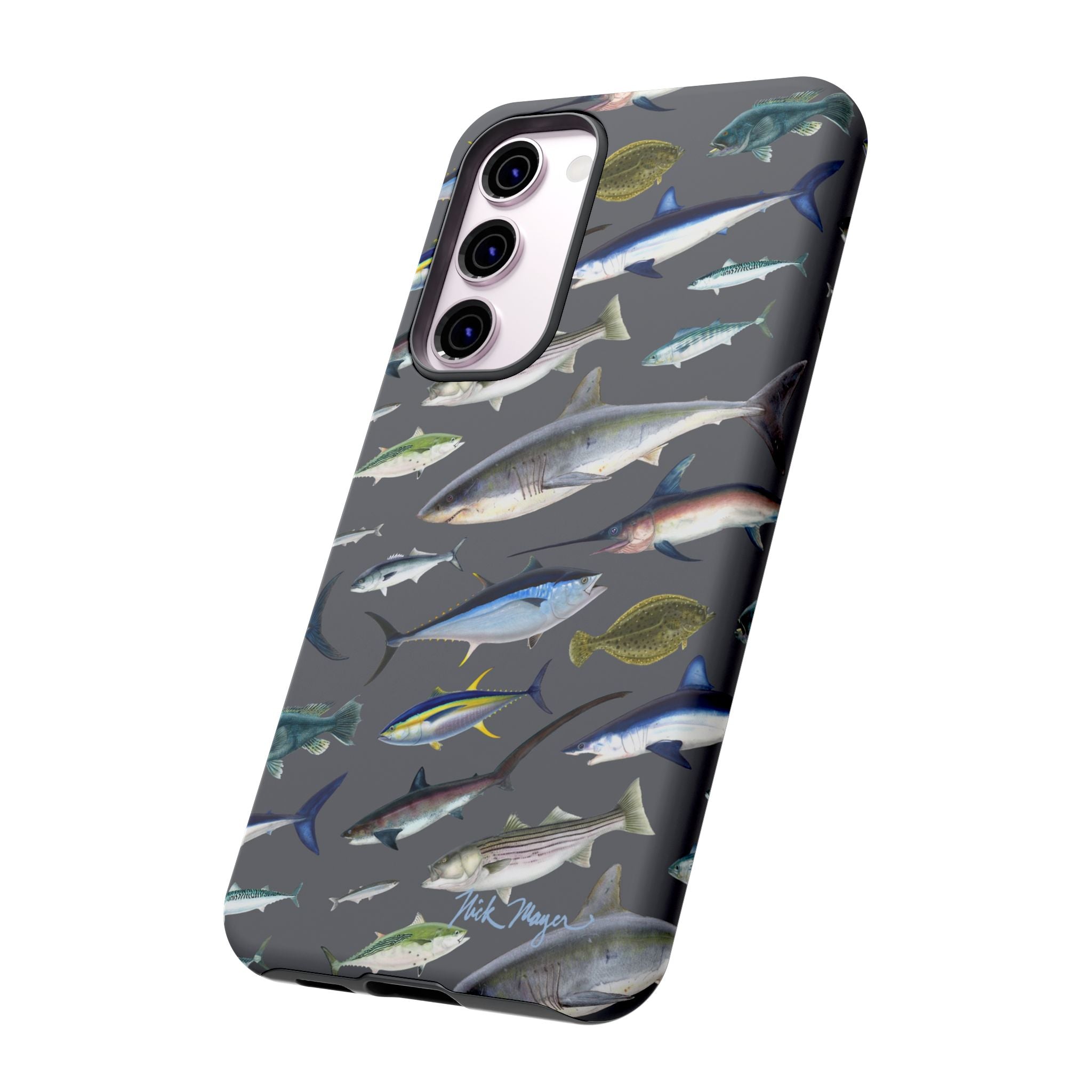 New England Offshore Fish Grey Phone Case, NEW!  (Samsung)