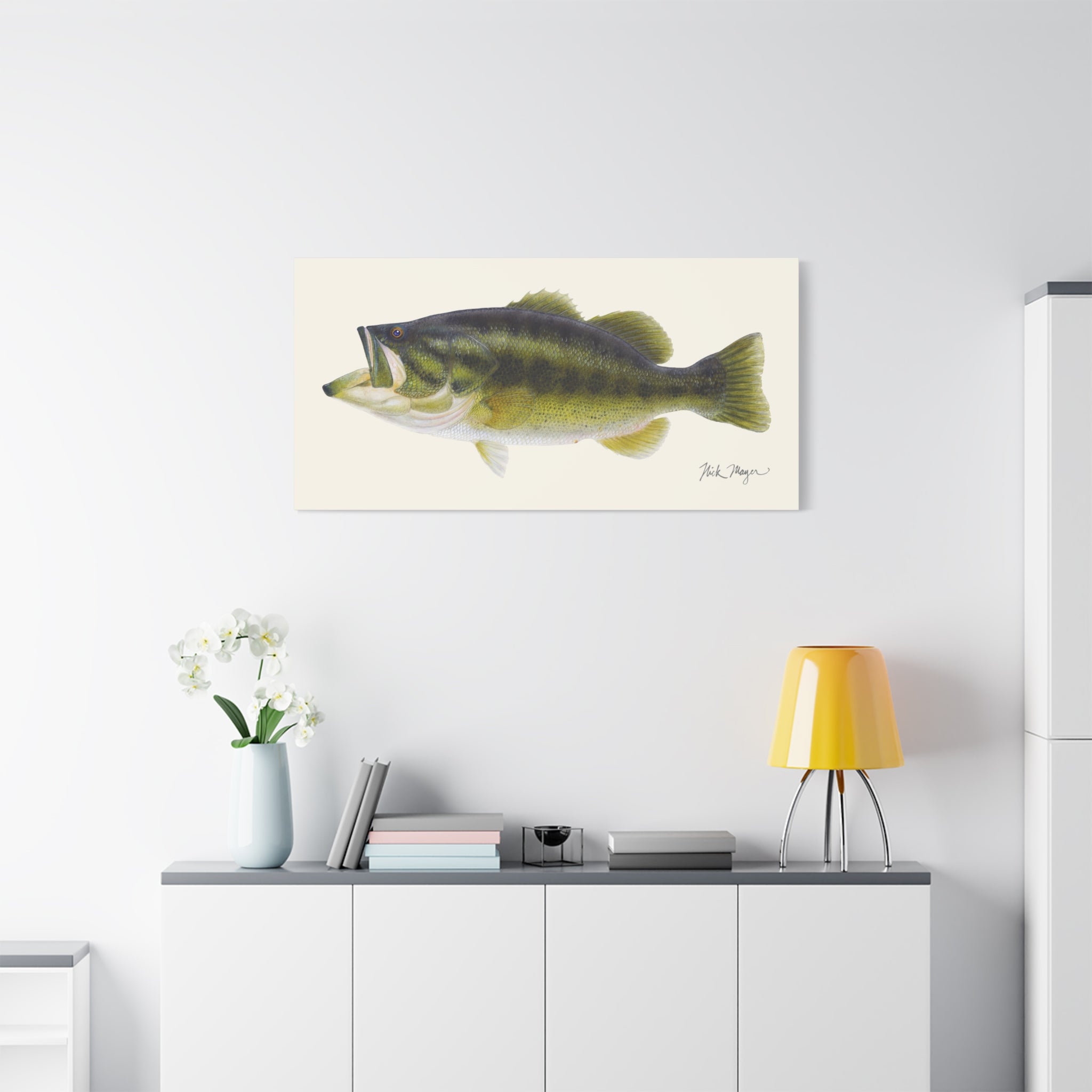 Largemouth Bass I Canvas Print