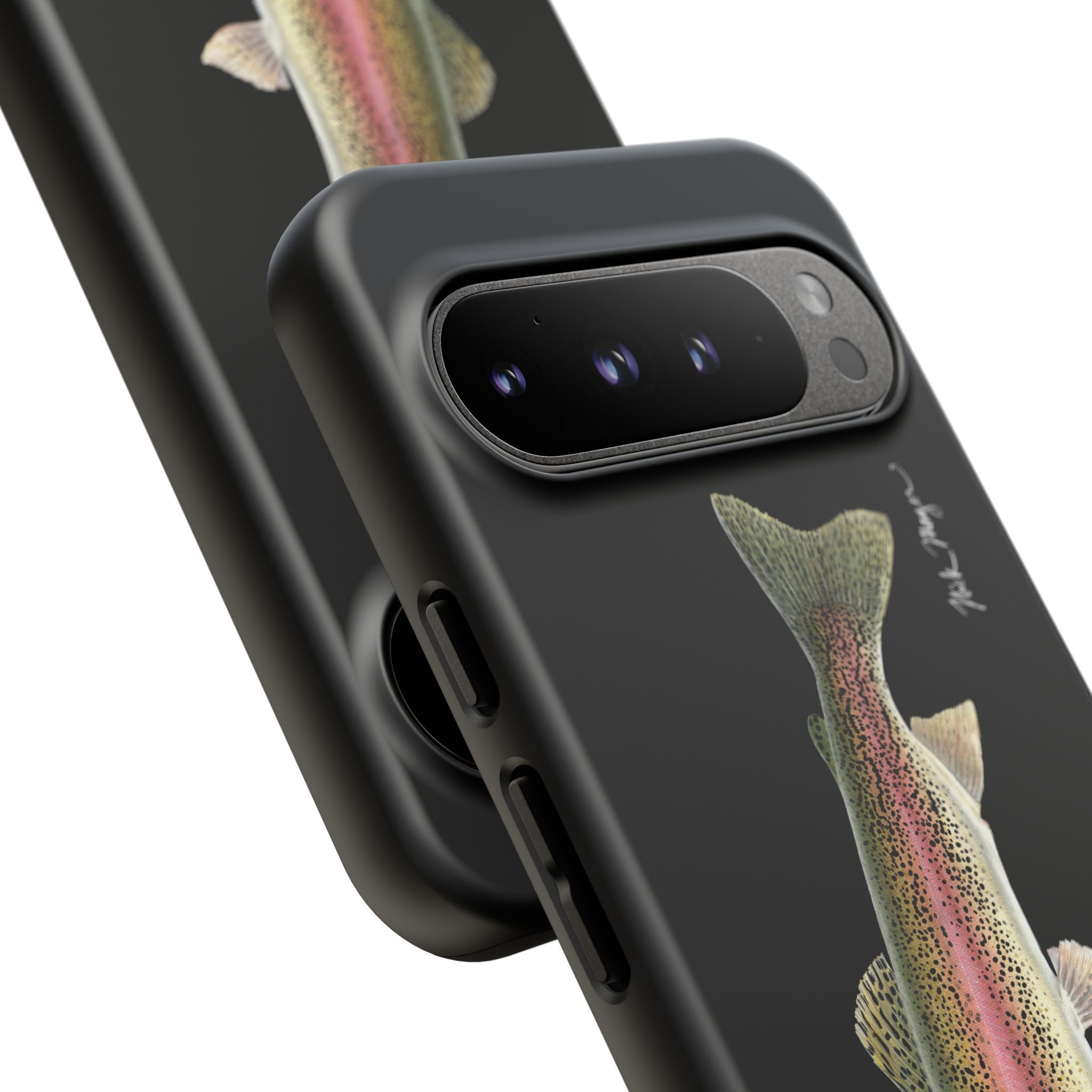 Rainbow Trout Black Phone Case (Samsung) Printify