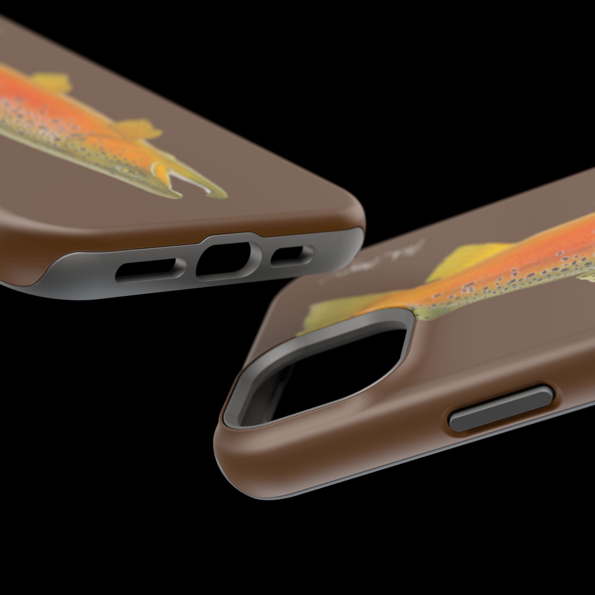 Brown Trout 2 Brown MagSafe iPhone Case, Limited Run