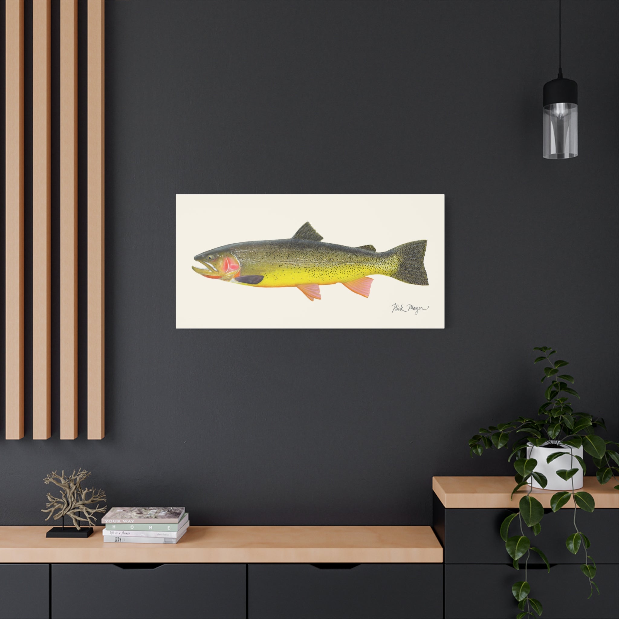 Cutthroat Trout III Canvas Print Printify
