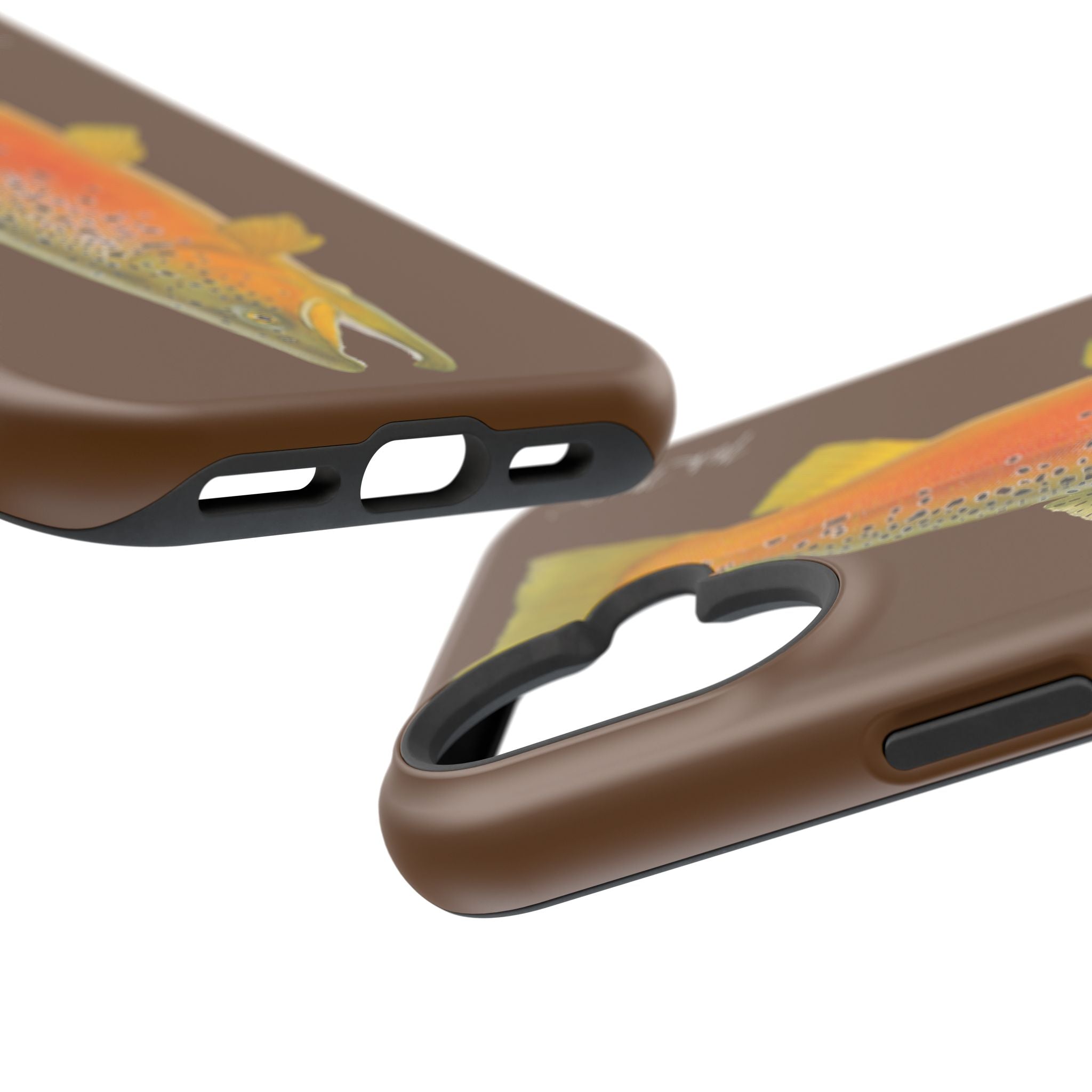 Brown Trout 2 Brown MagSafe iPhone Case, Limited Run