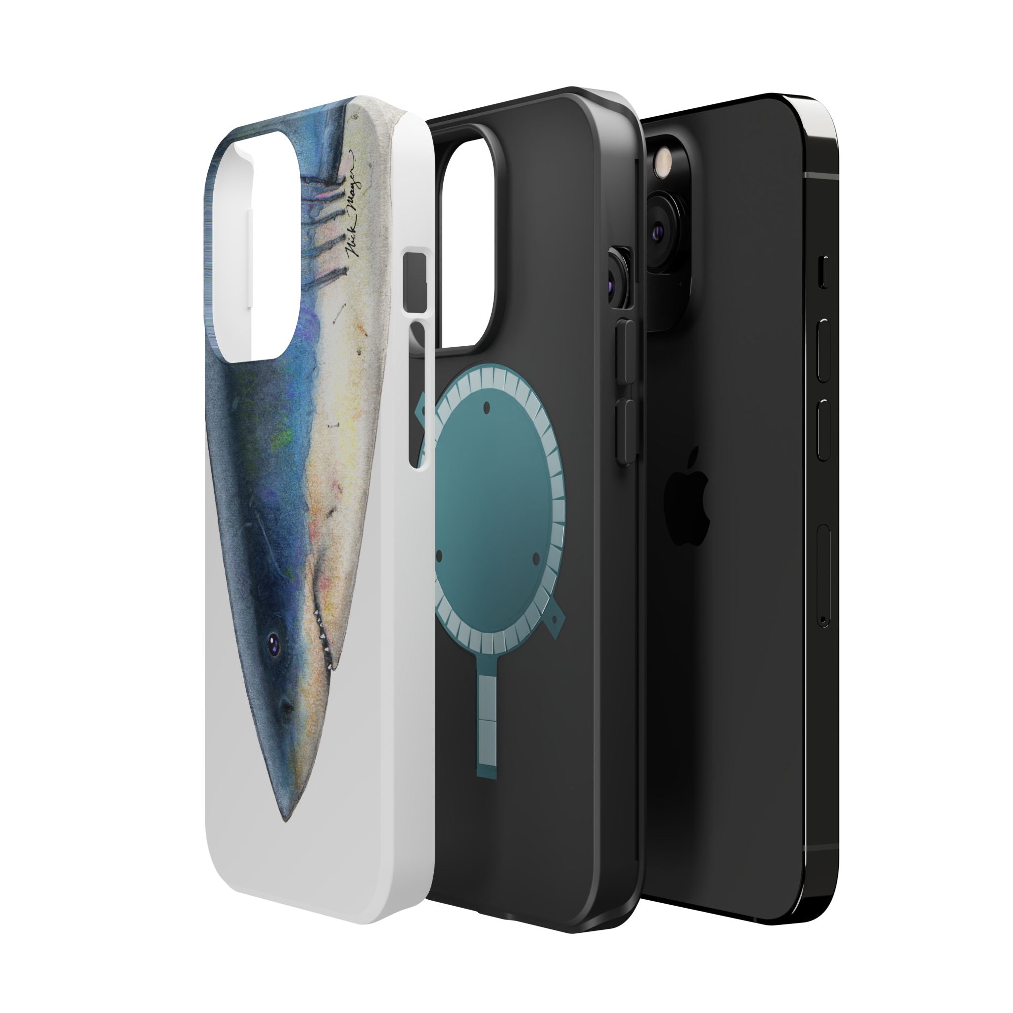 Great White Shark Face MagSafe iPhone Case