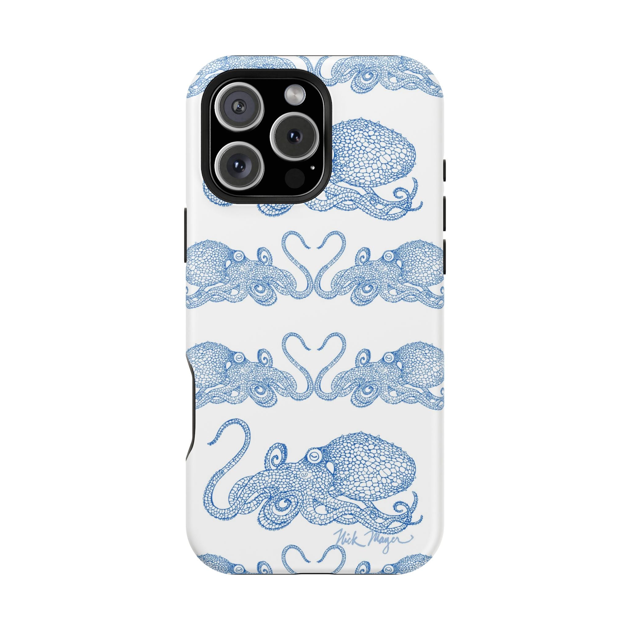 Blue Octopus 1 MagSafe iPhone Case