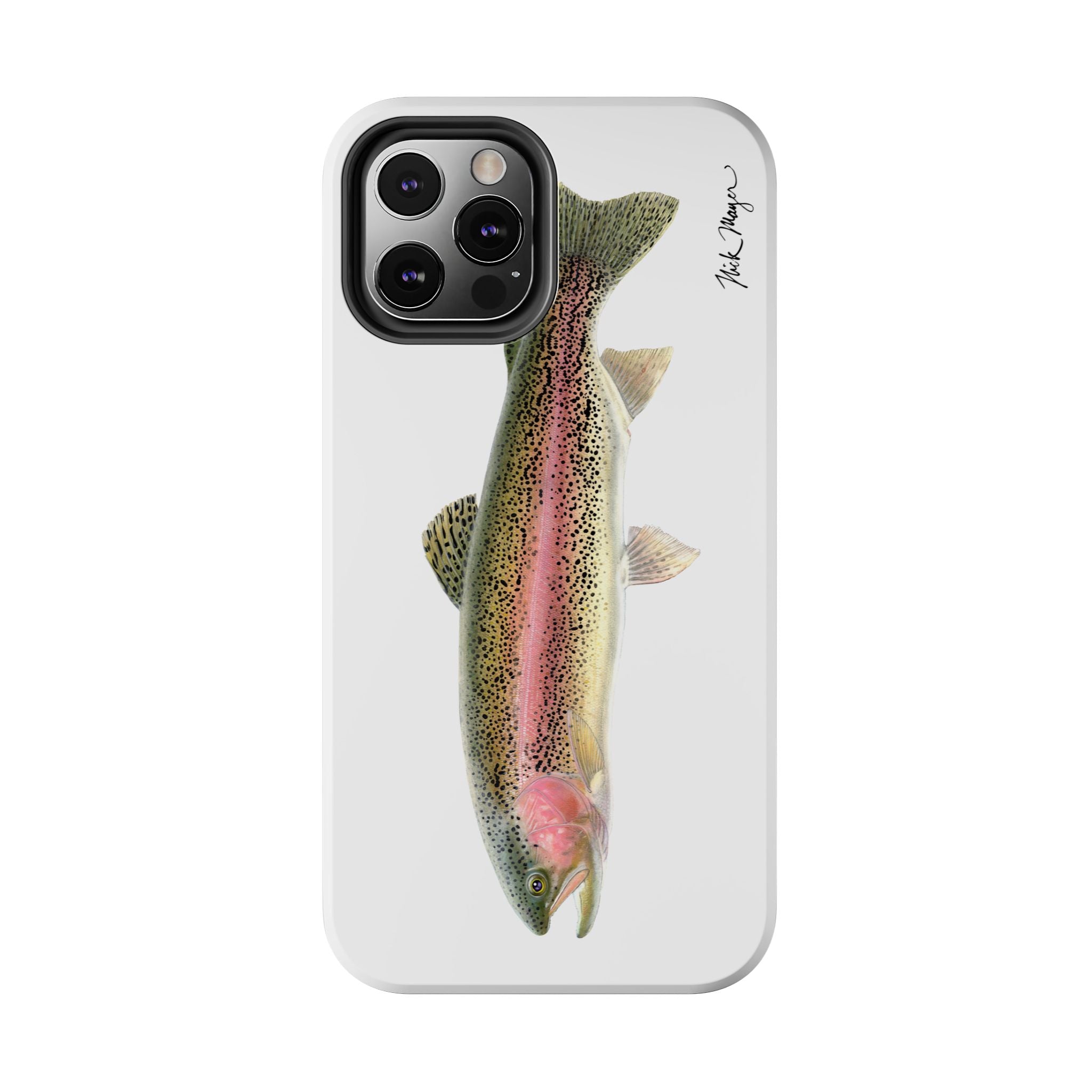 Rainbow Trout White Phone Case (iPhone)