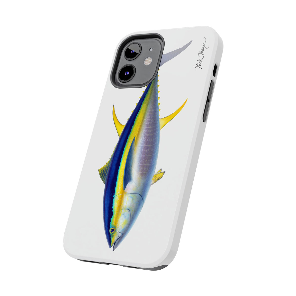 Yellowfin Tuna White Phone Case (iPhone) Printify
