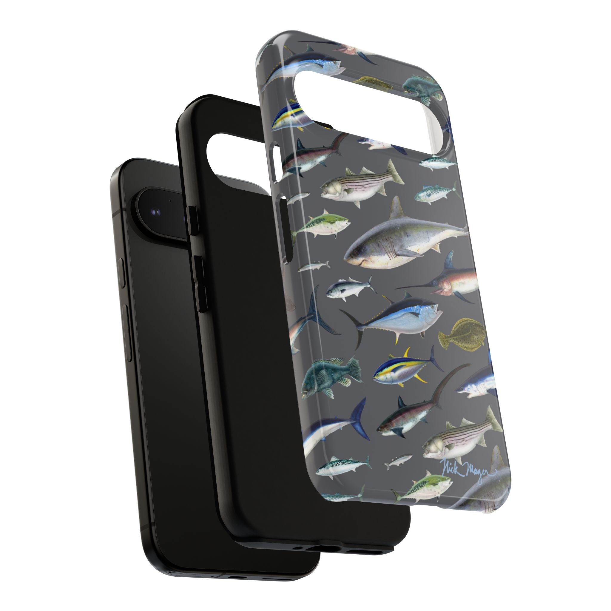 New England Offshore Fish Grey Phone Case, NEW!  (Samsung)