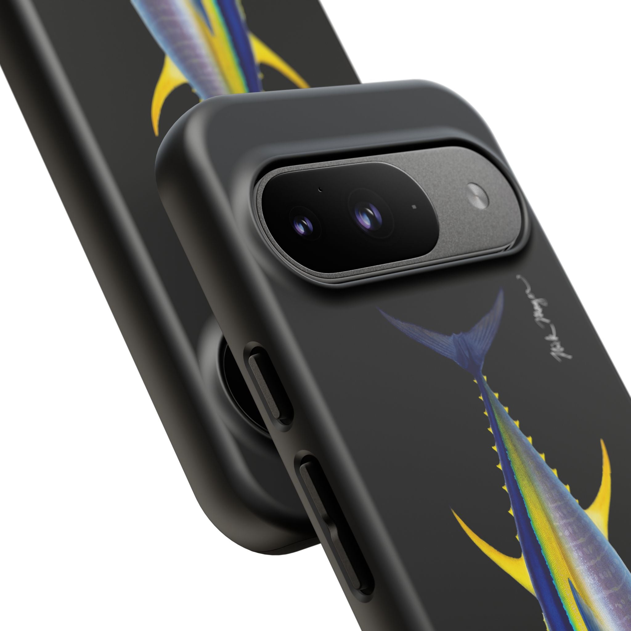 Yellowfin Tuna Black Phone Case (Samsung) Printify